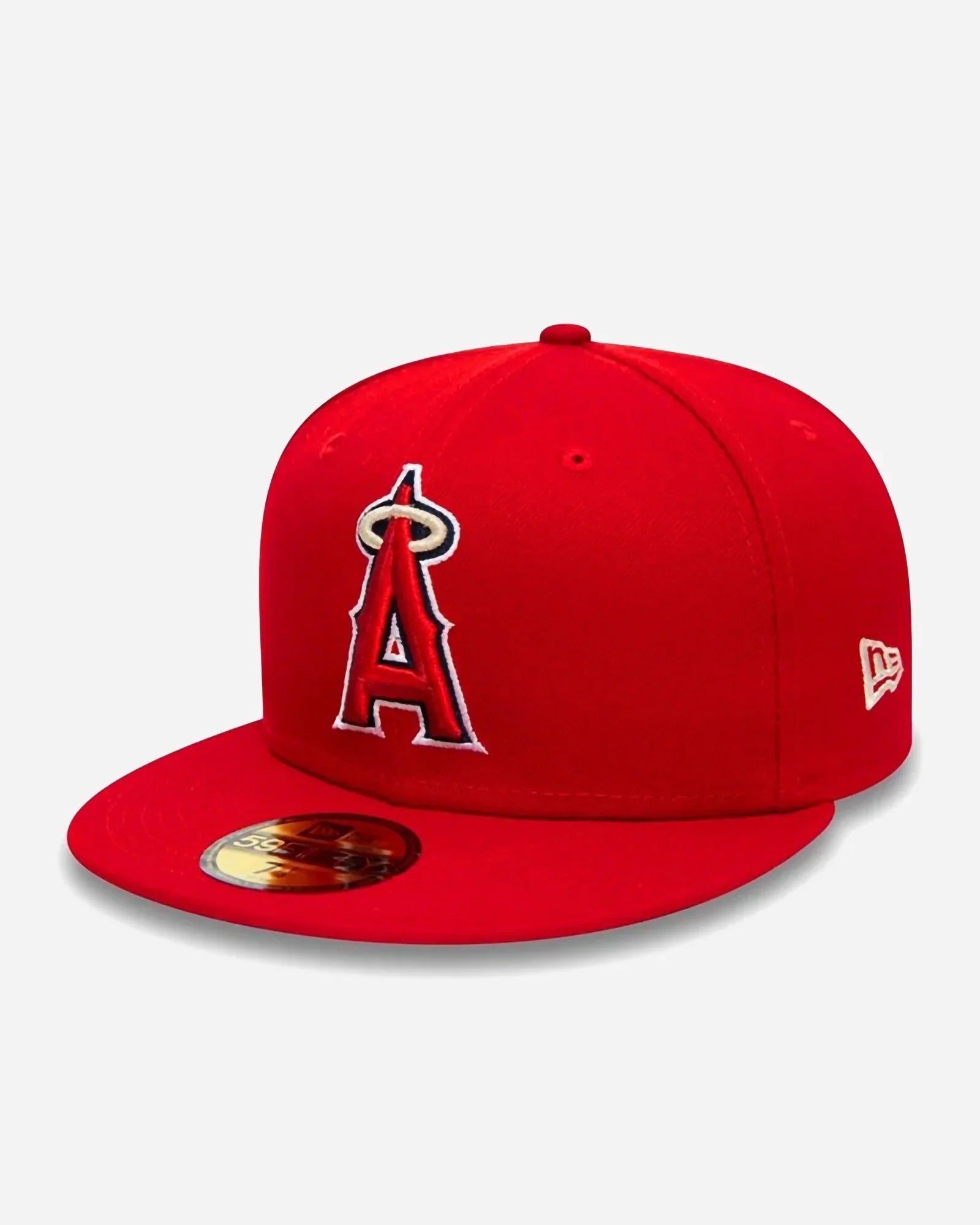 New Era 59fifty Mlb La Angels Authentic On Field Game Red