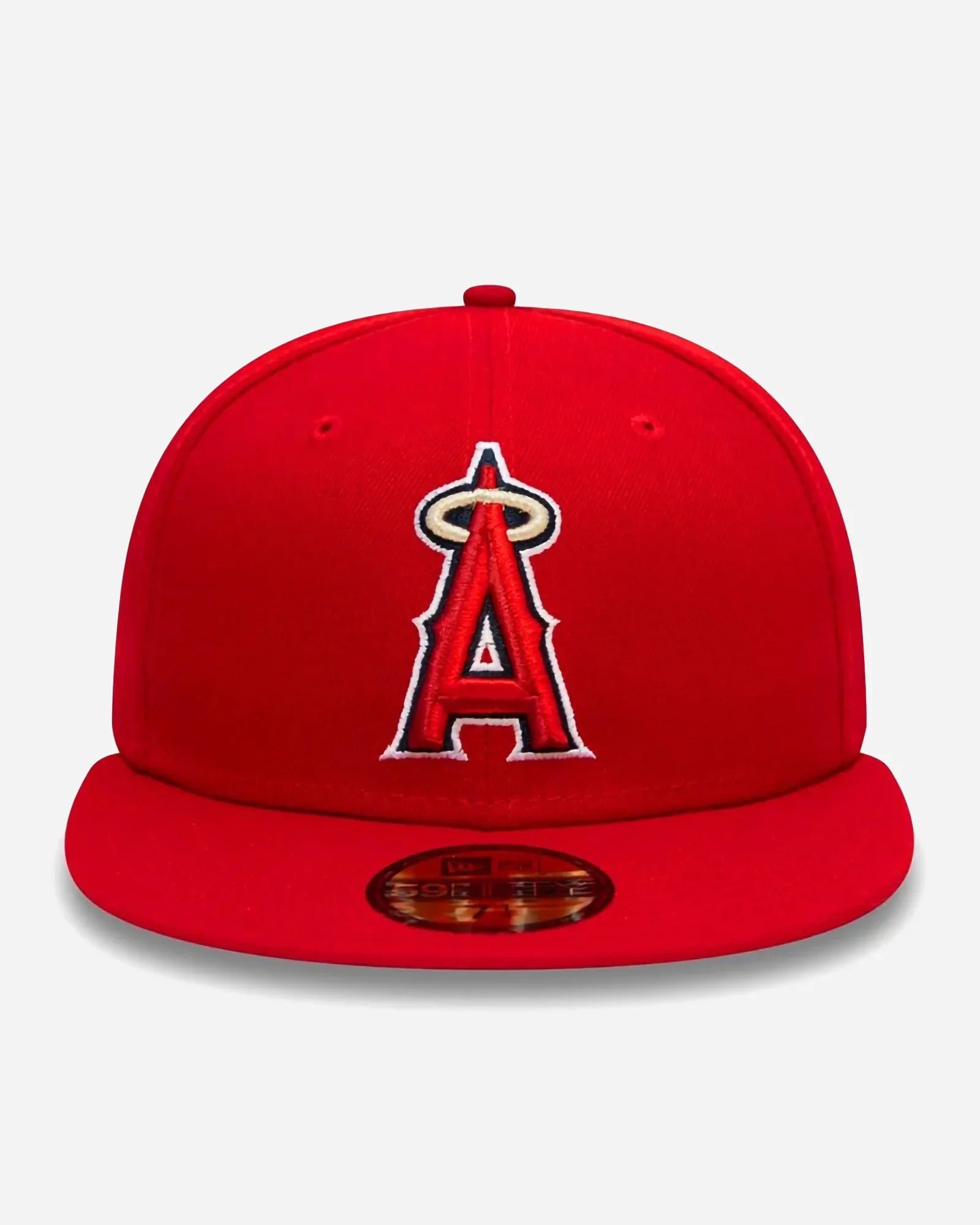 New Era 59fifty Mlb La Angels Authentic On Field Game Red