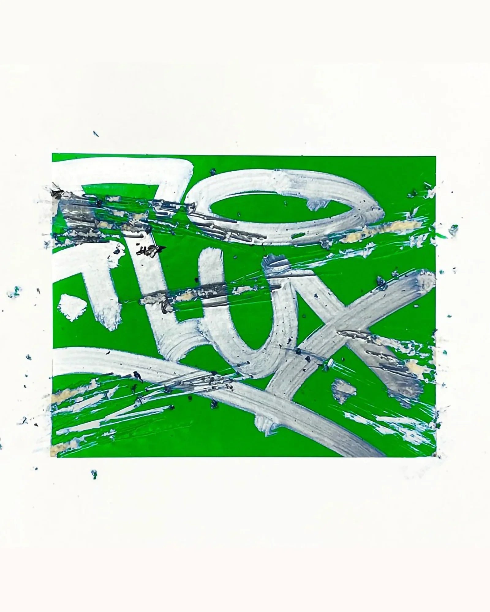 Flux Eggshell Sticker 50pz Green