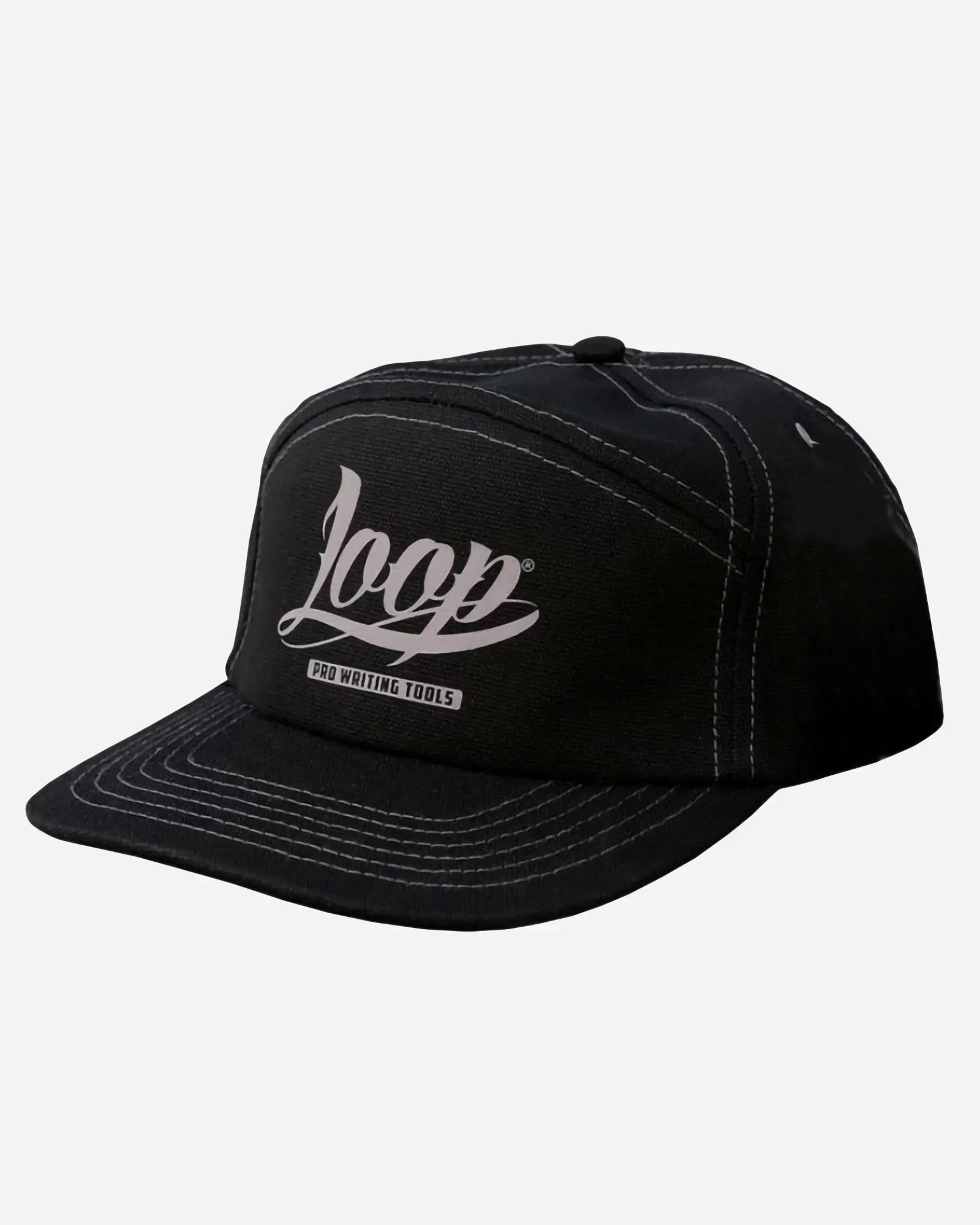 Loop Colors X Mr.serious 5 Panels Zip Cap Black