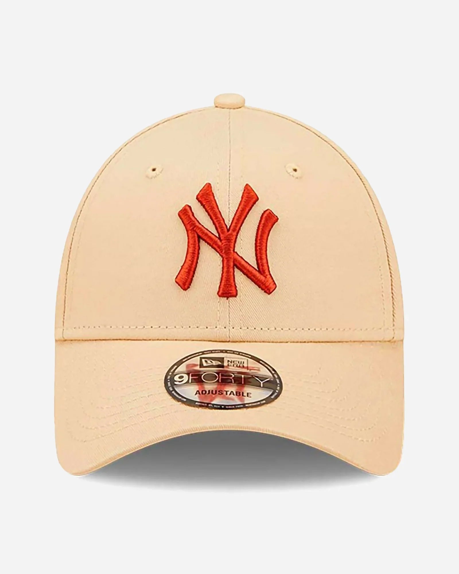 New Era 9forty New York Yankees League Essential Cream / Maroon