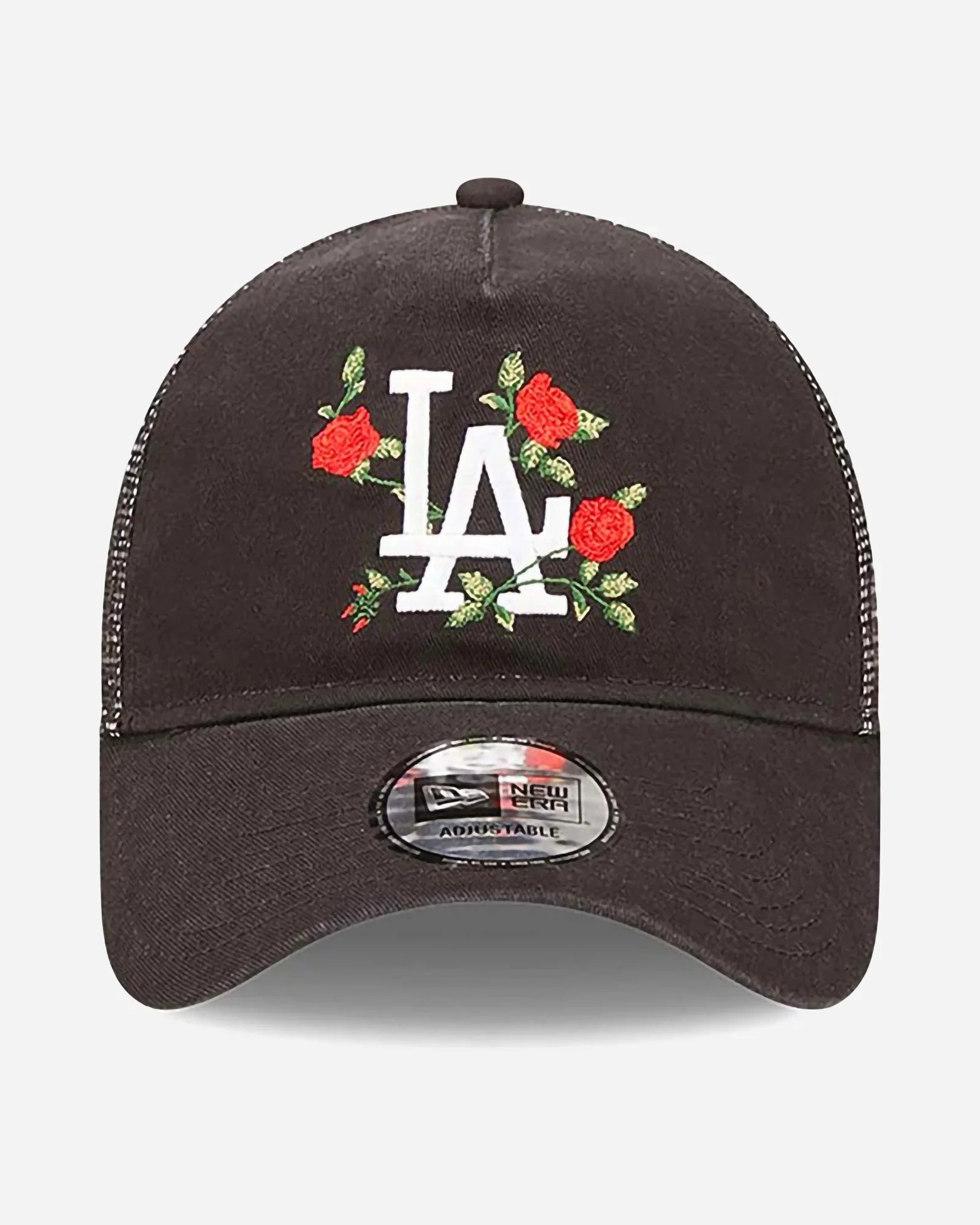 New Era Trucker Los Angeles Dodgers Flower Black