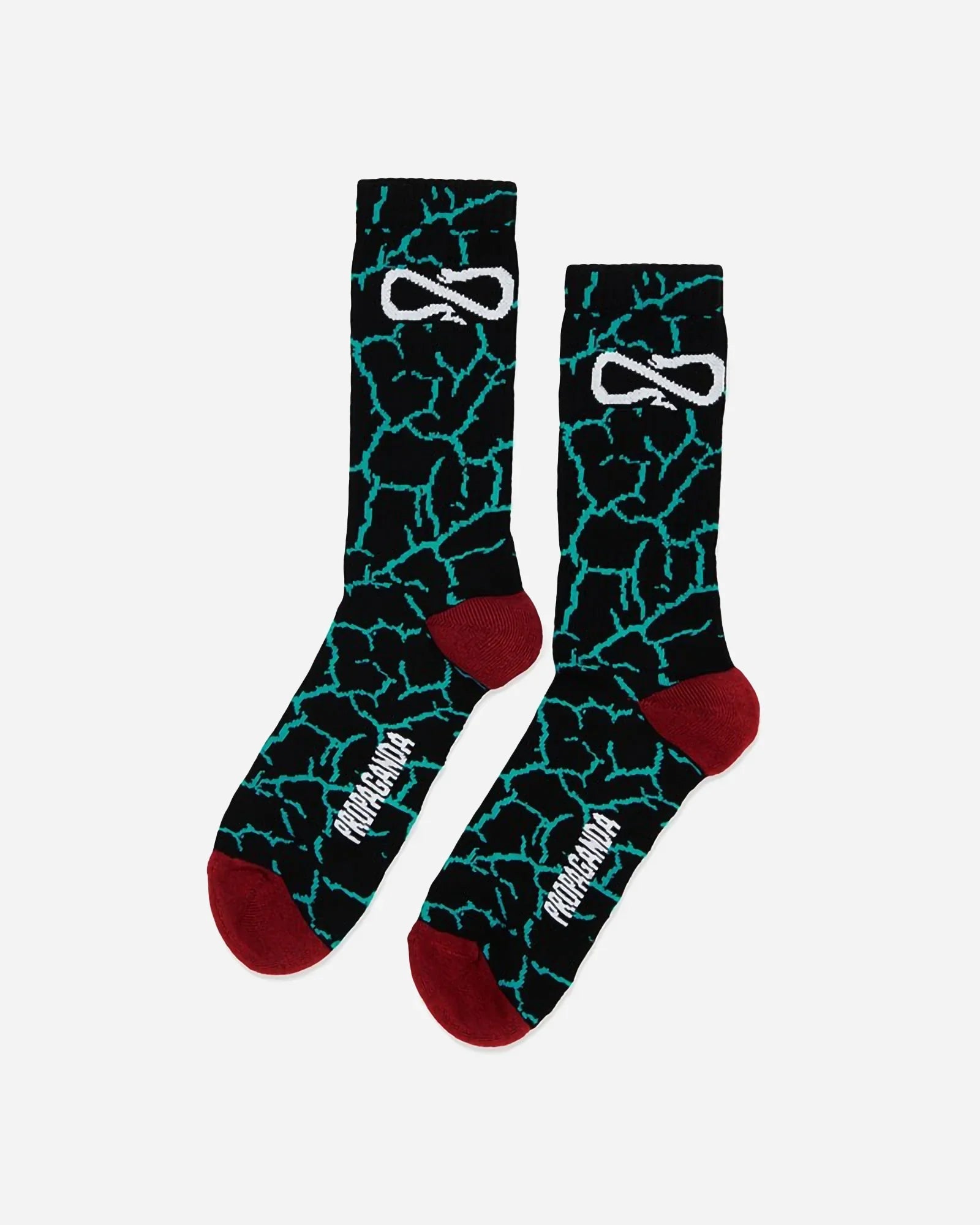 Propaganda Ribs Socks Black / Red