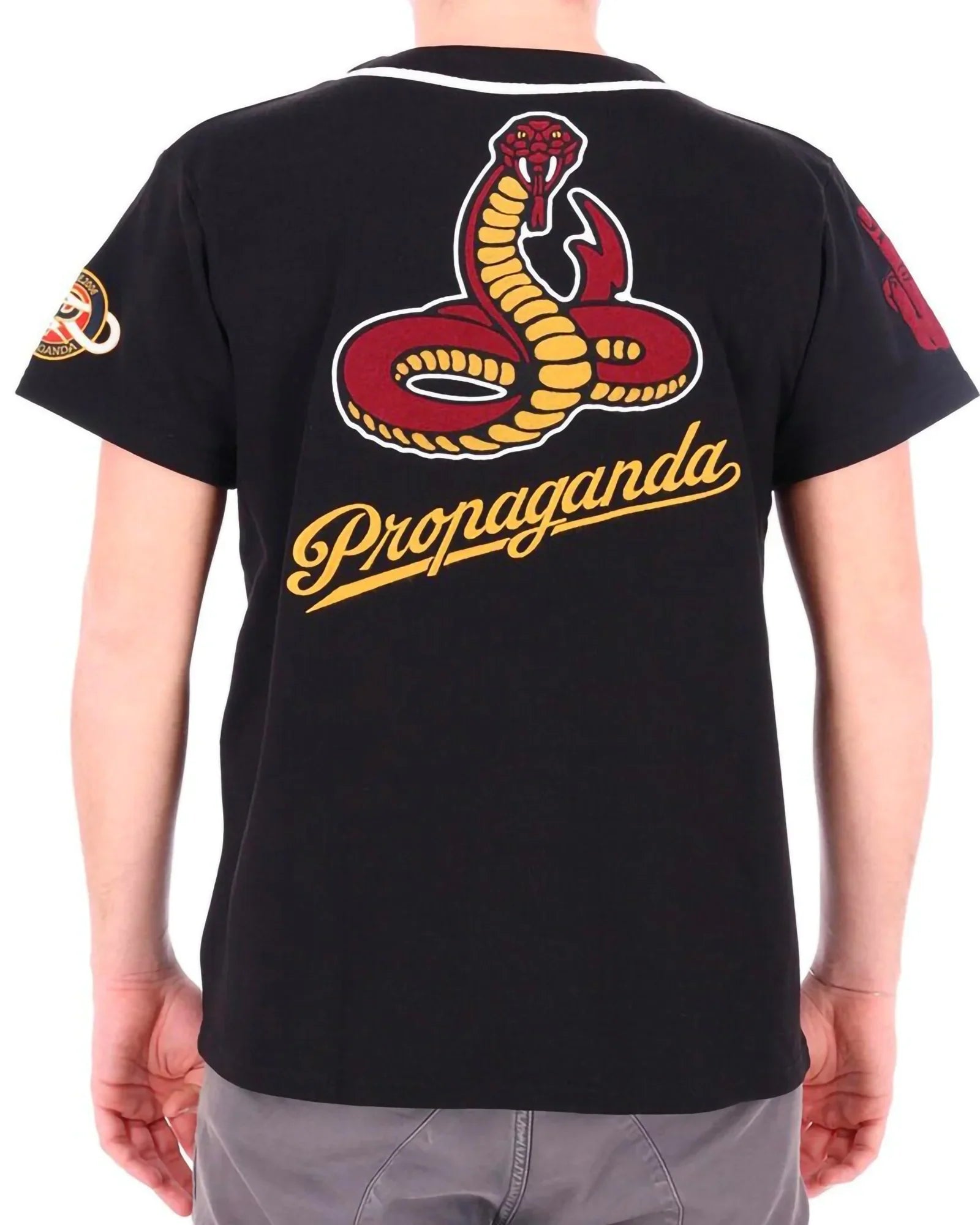 Propaganda Baseball Jersey Patch Black