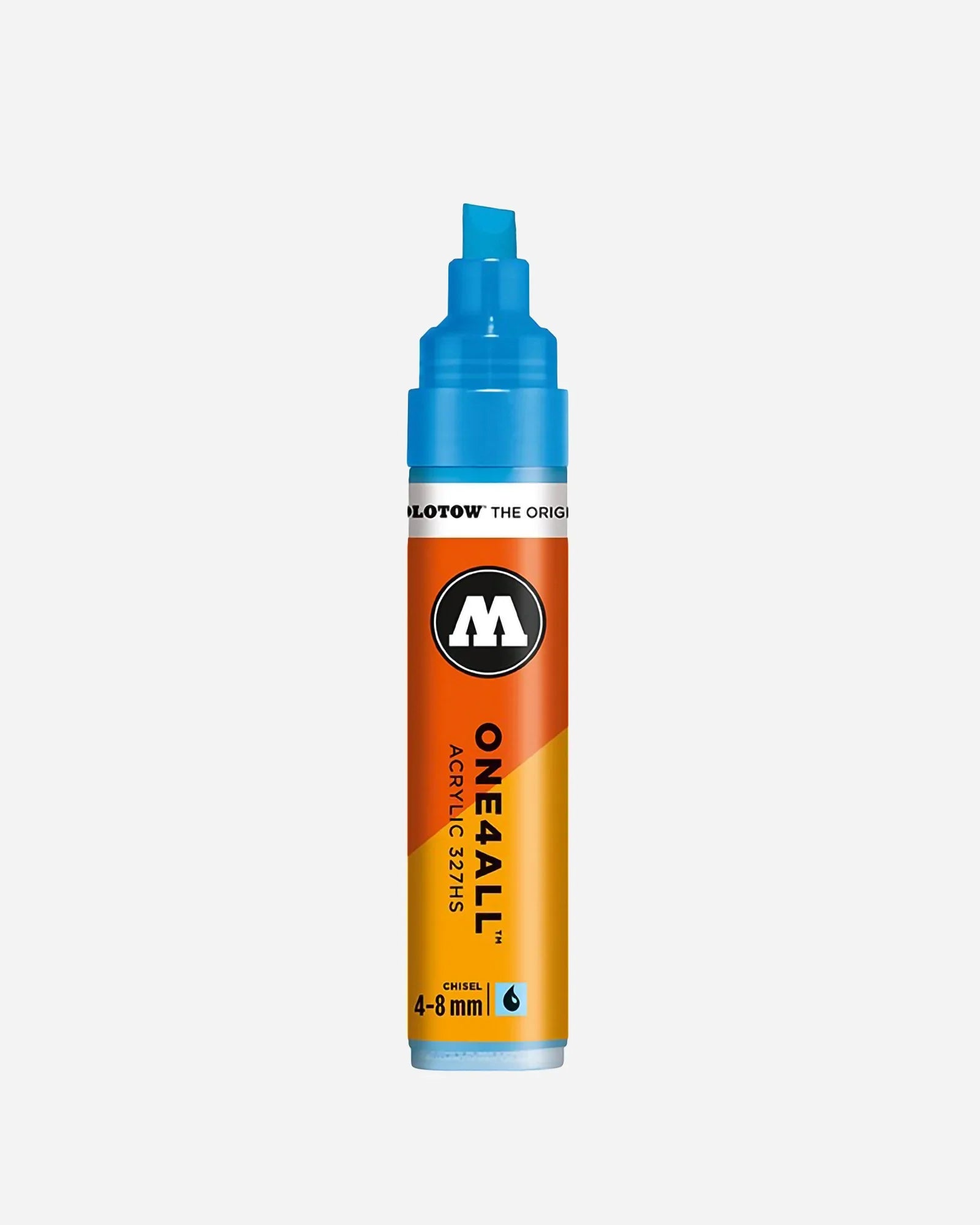 Molotow - One 4 All 327hs 4-8mm Chisel Tip Marker Black