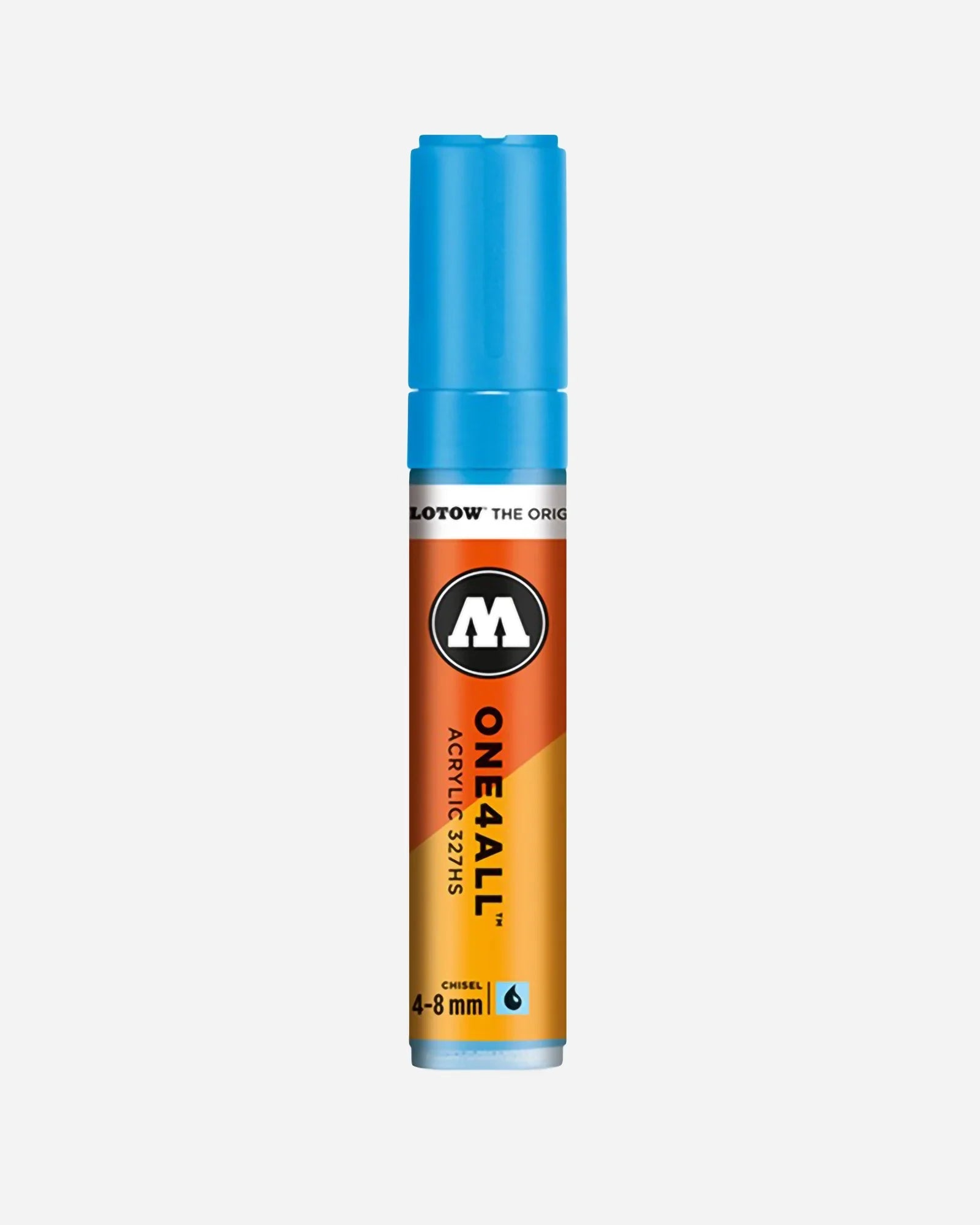 Molotow - One 4 All 327hs 4-8mm Chisel Tip Marker Black