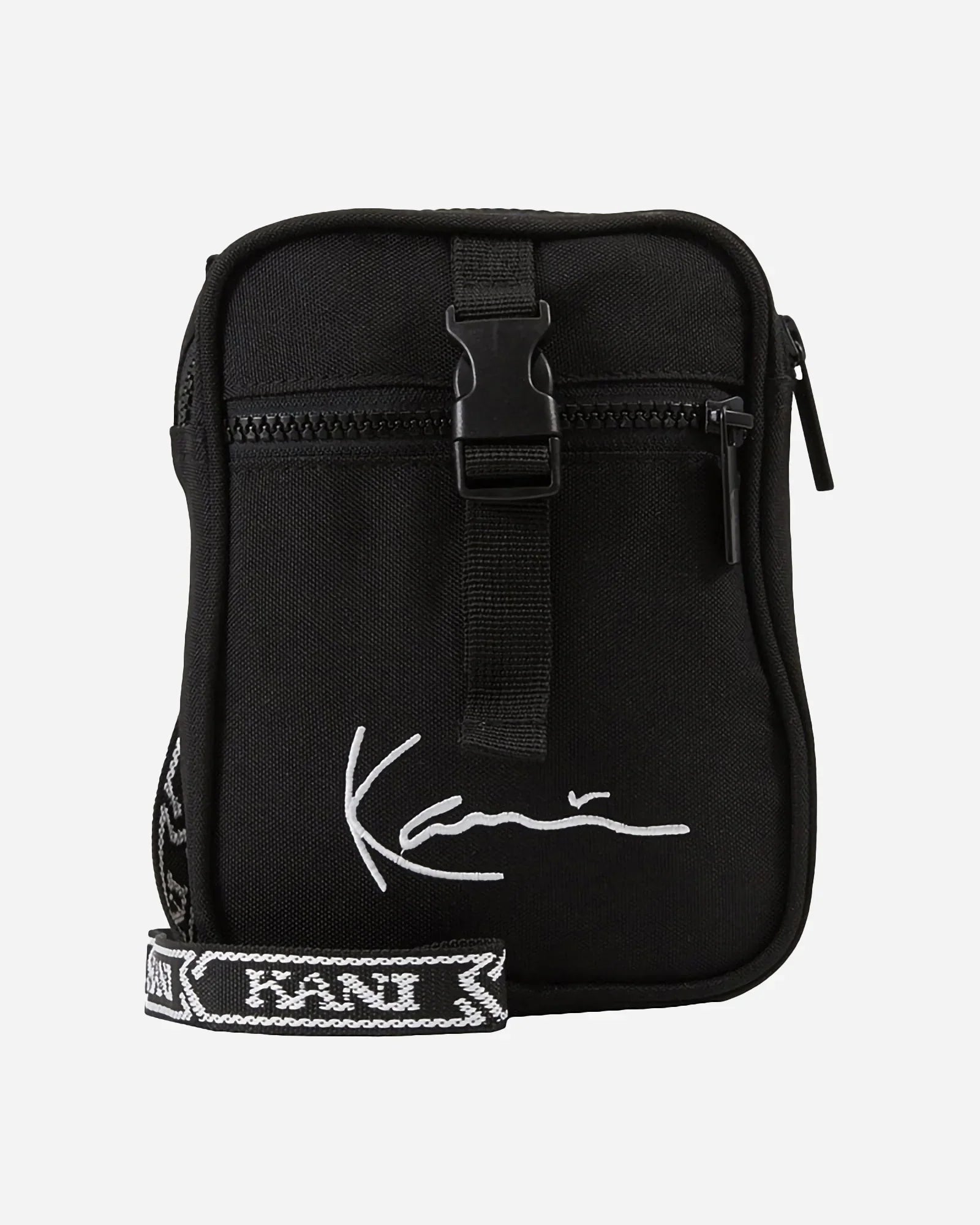 Karl Kani Kk Signature Tape Messenger Bag Black