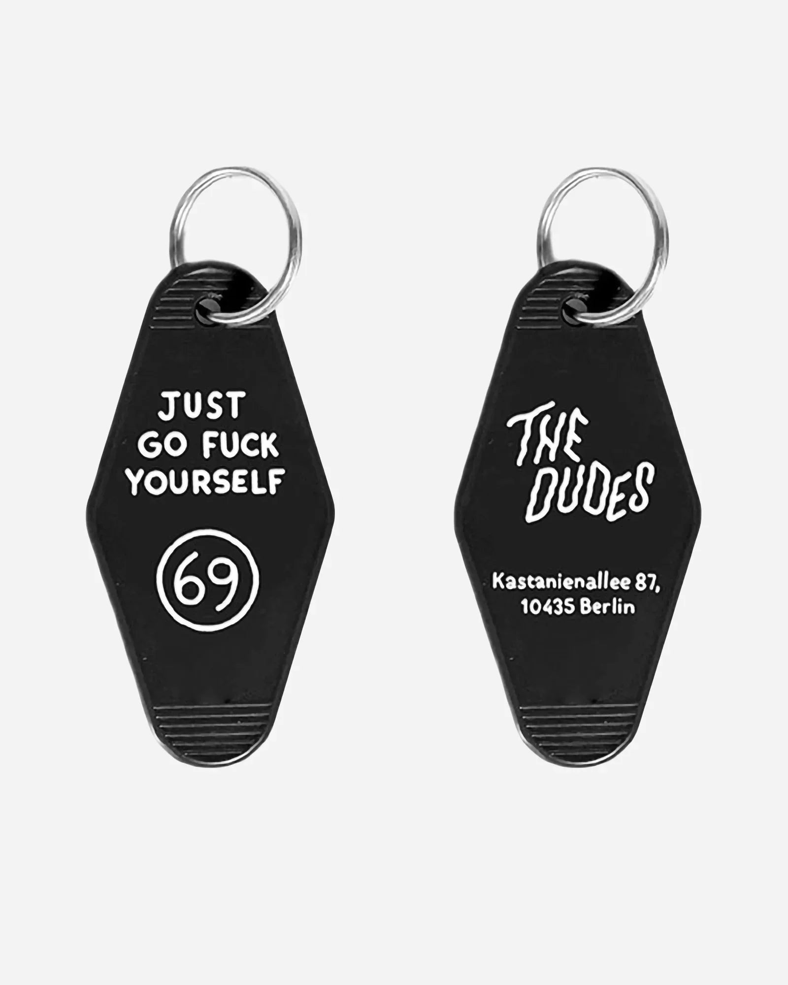 The Dudes Berlin 69 Keyring Black