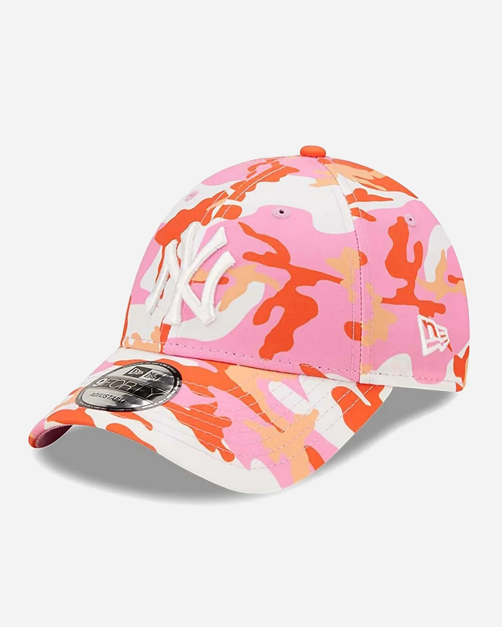 New Era 9forty Seasonal All Over Print Camp Pink New York Yankees