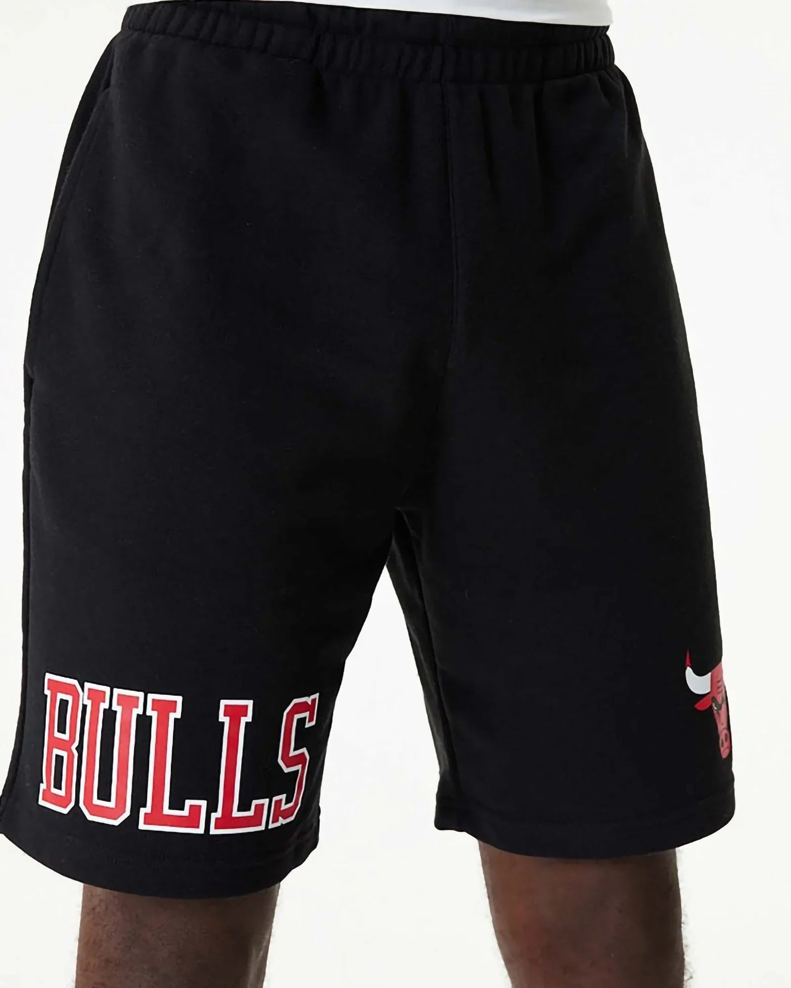 New Era Nba Team Chicago Bulls Black Shorts