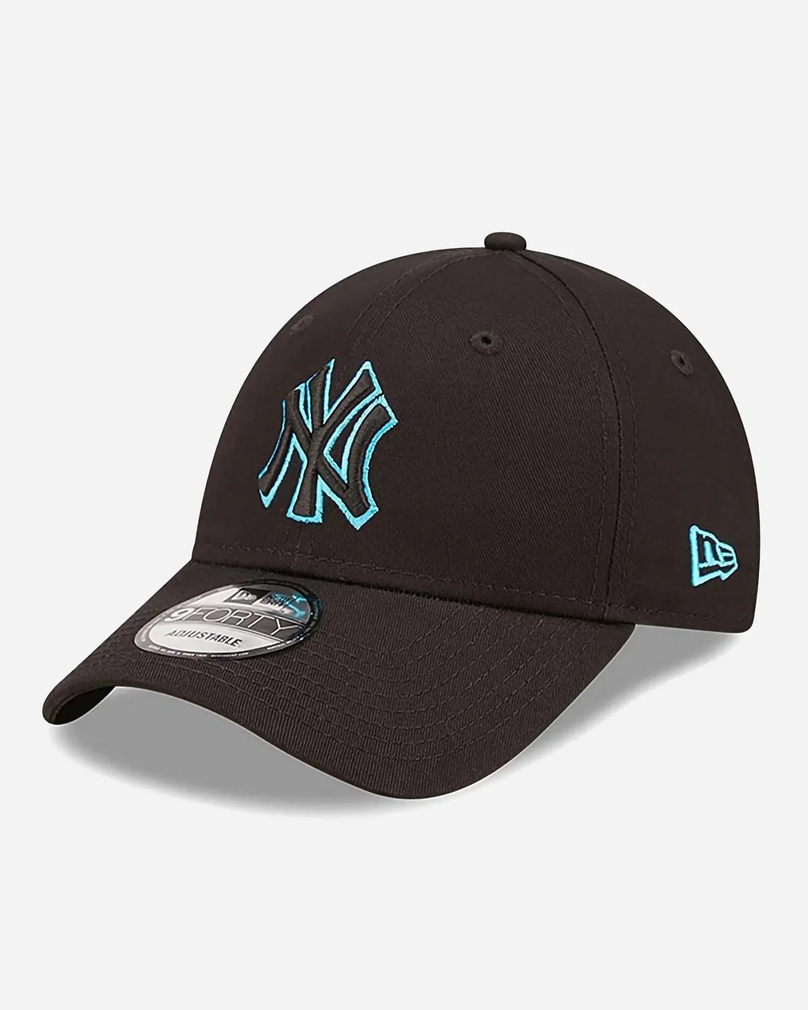 New Era 9forty New York Yankees Neon Outline Black