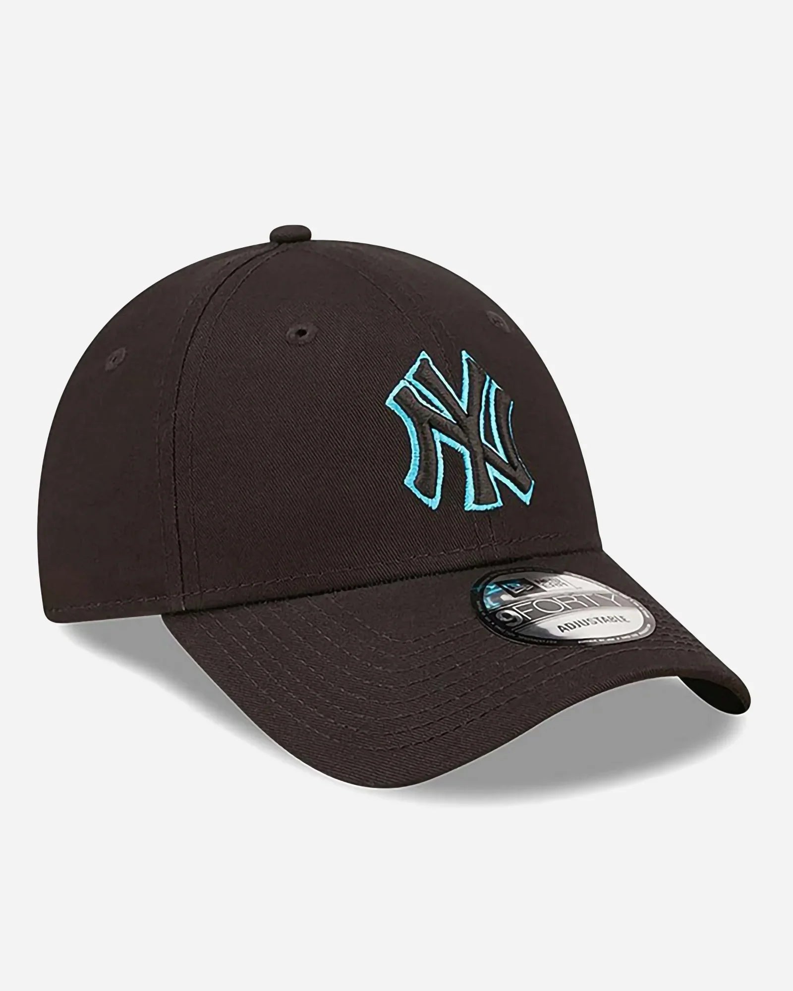 New Era 9forty New York Yankees Neon Outline Black