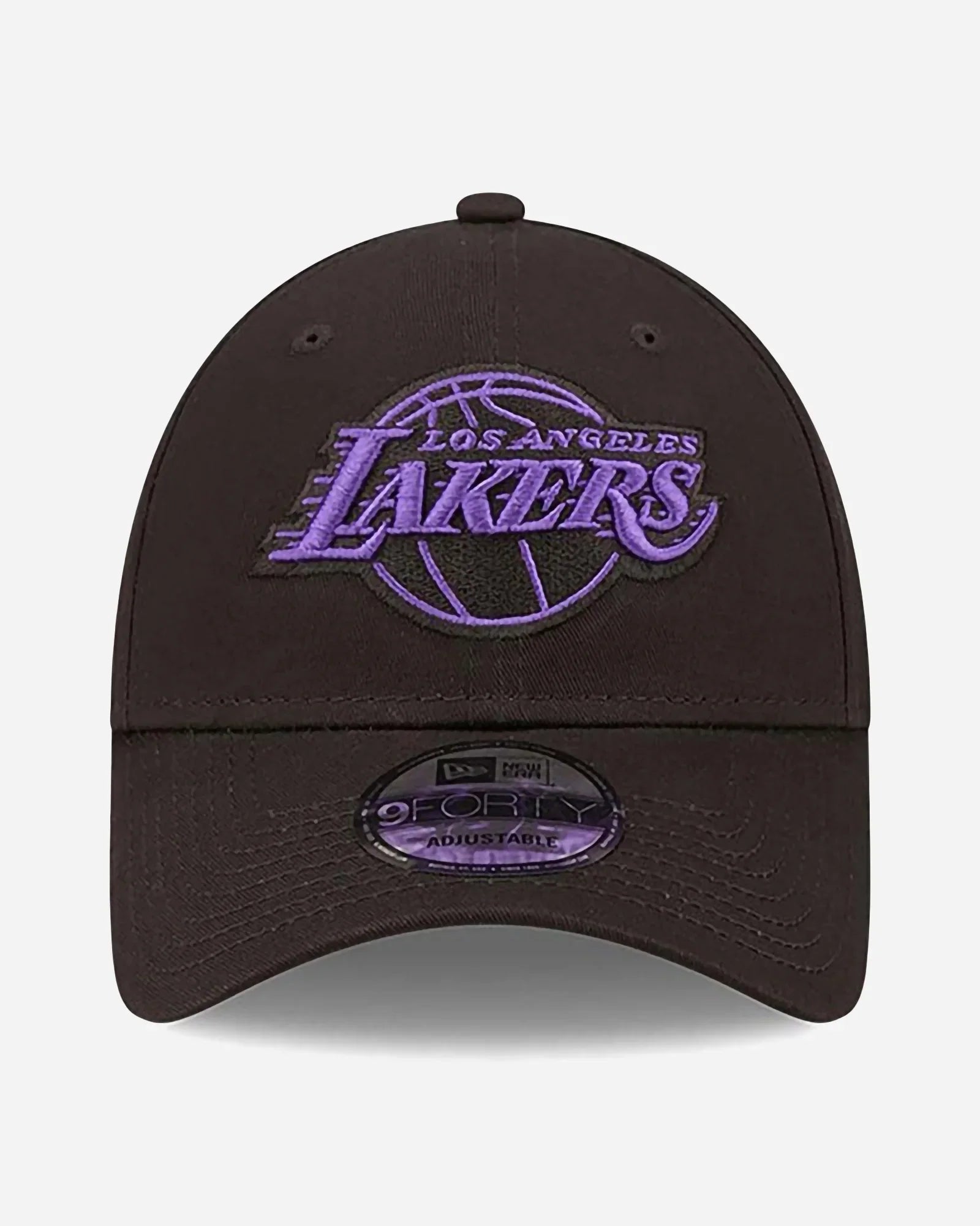 New Era 9forty Los Angeles Lakers Neon Outline Purple