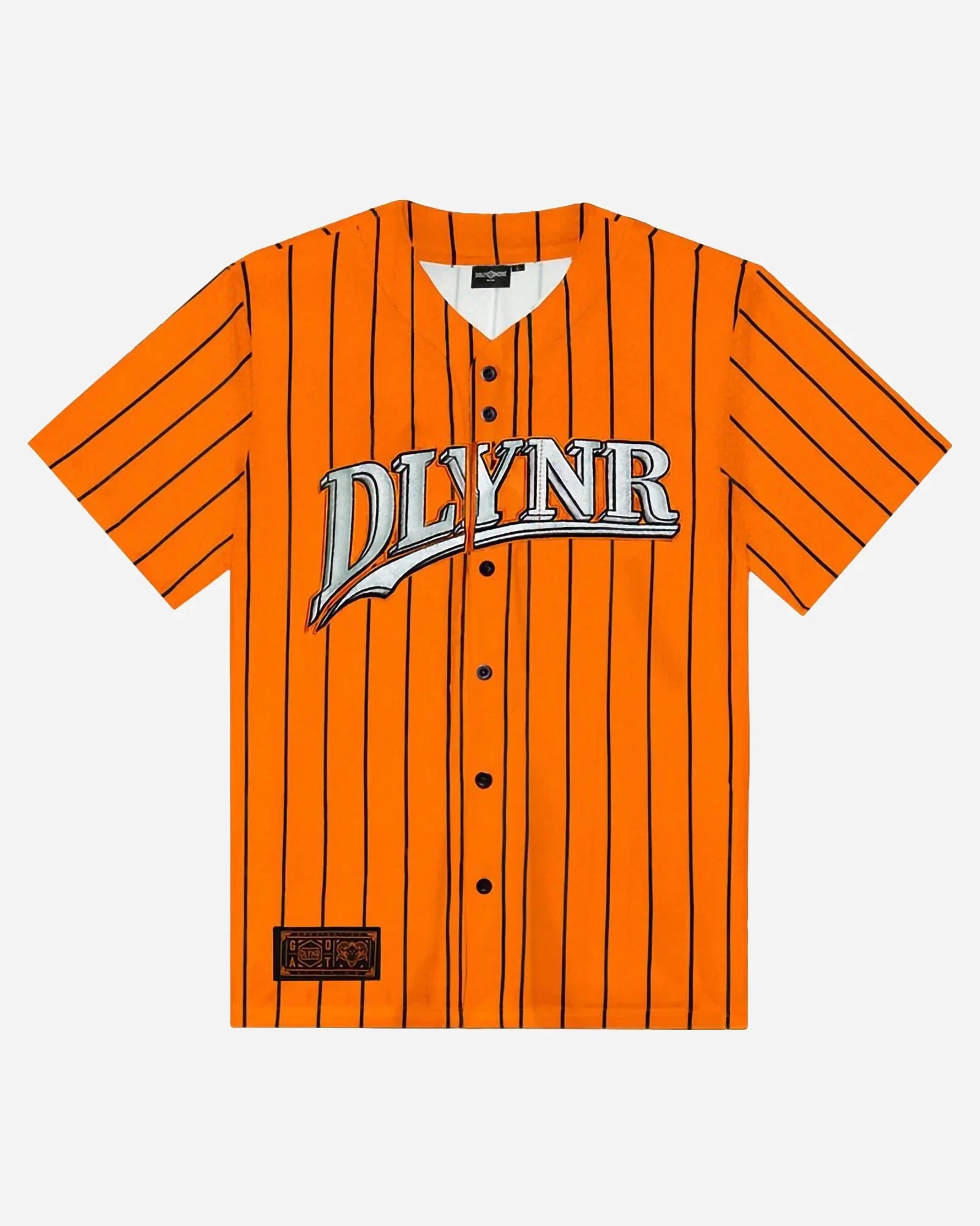 Dolly Noire Goat Catcher Baseball Shirt Orange