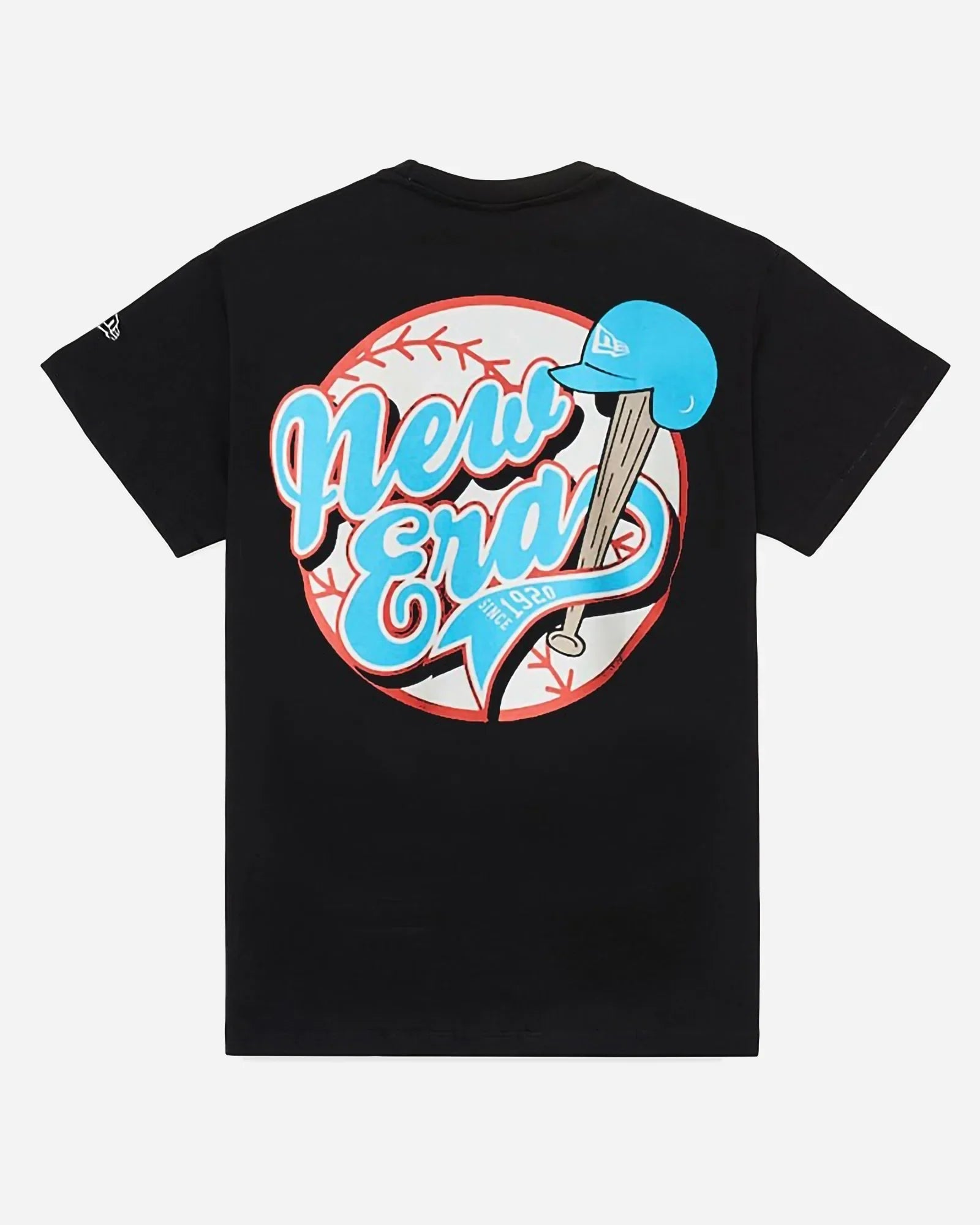 New Era Mlb Heritage Baseball Graphic Oversize Tee Black