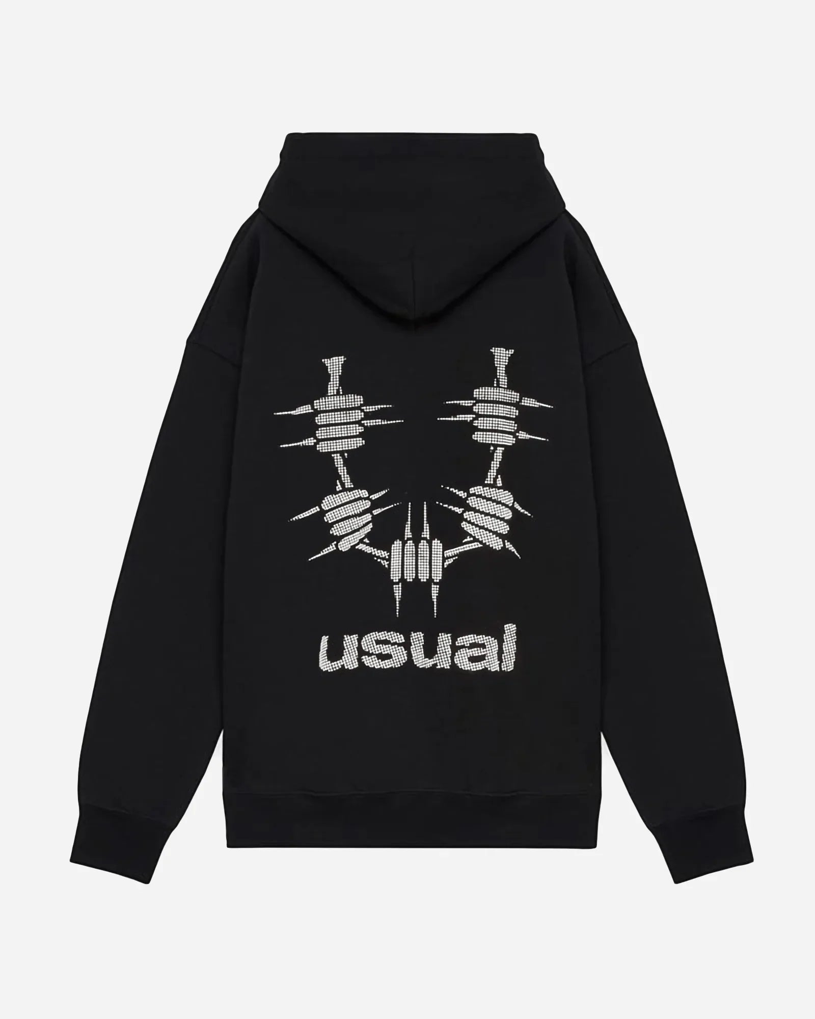 Usual Og 3d Hoodie Black