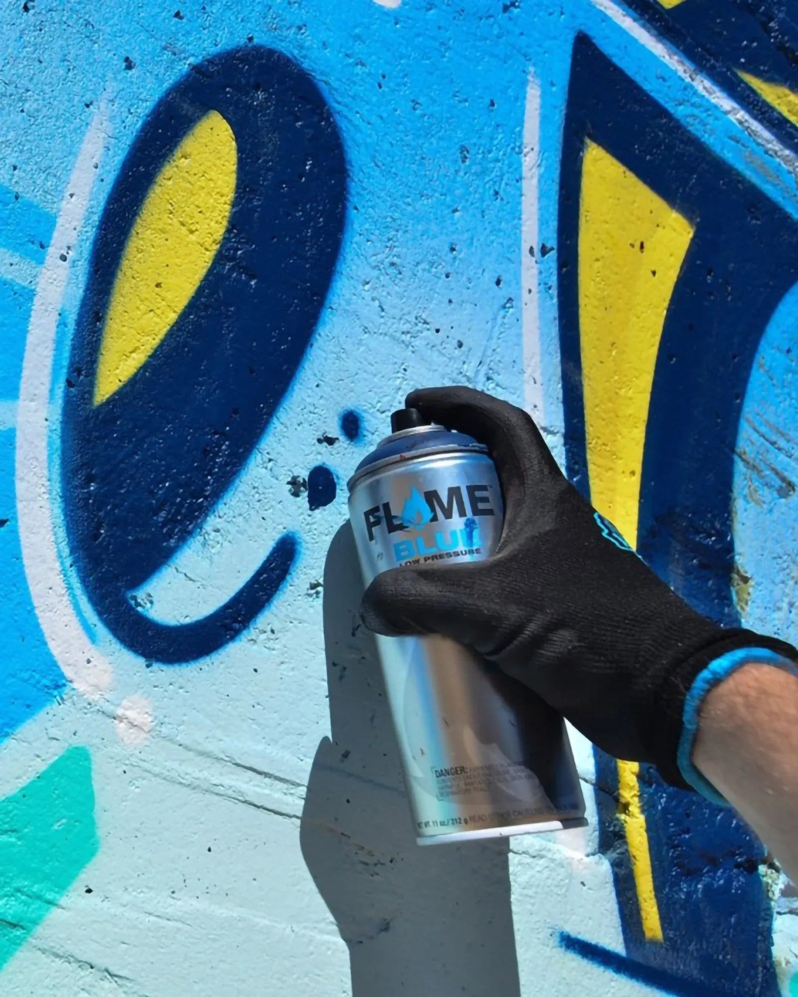 Flame Blue Low Pressure Spray Paint 400ml