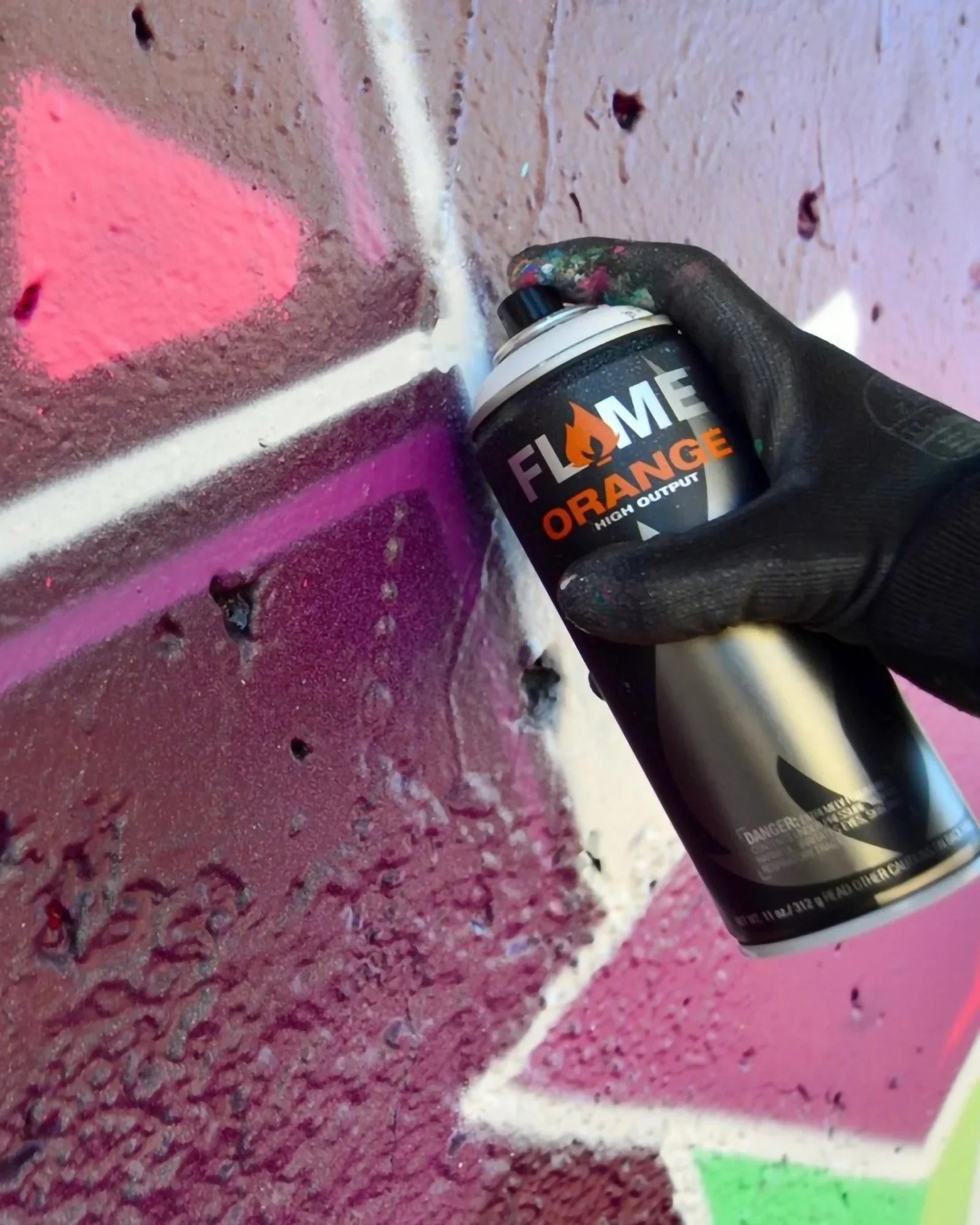 Flame Orange High Output Spray Paint 400ml