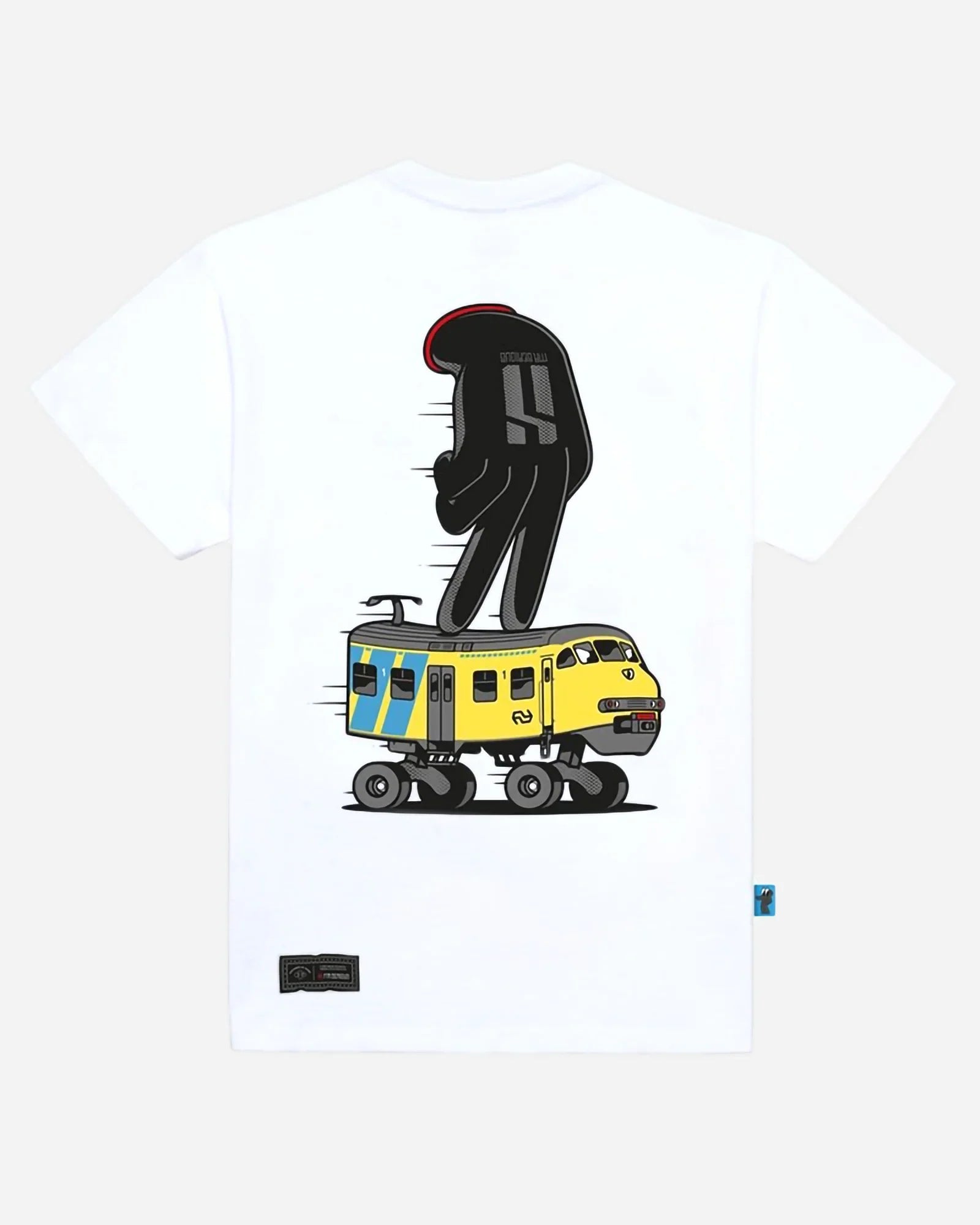 Mr.serious X Vandals On Holidays Railslider T-shirt White