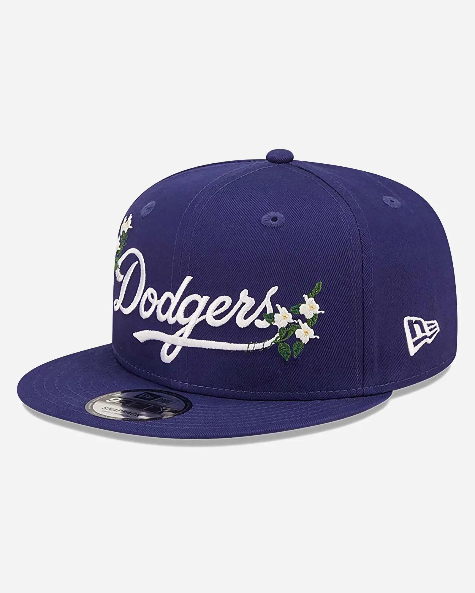 New Era 9fifty Mlb Los Angeles Dodgers Flower Wordmark Snapback