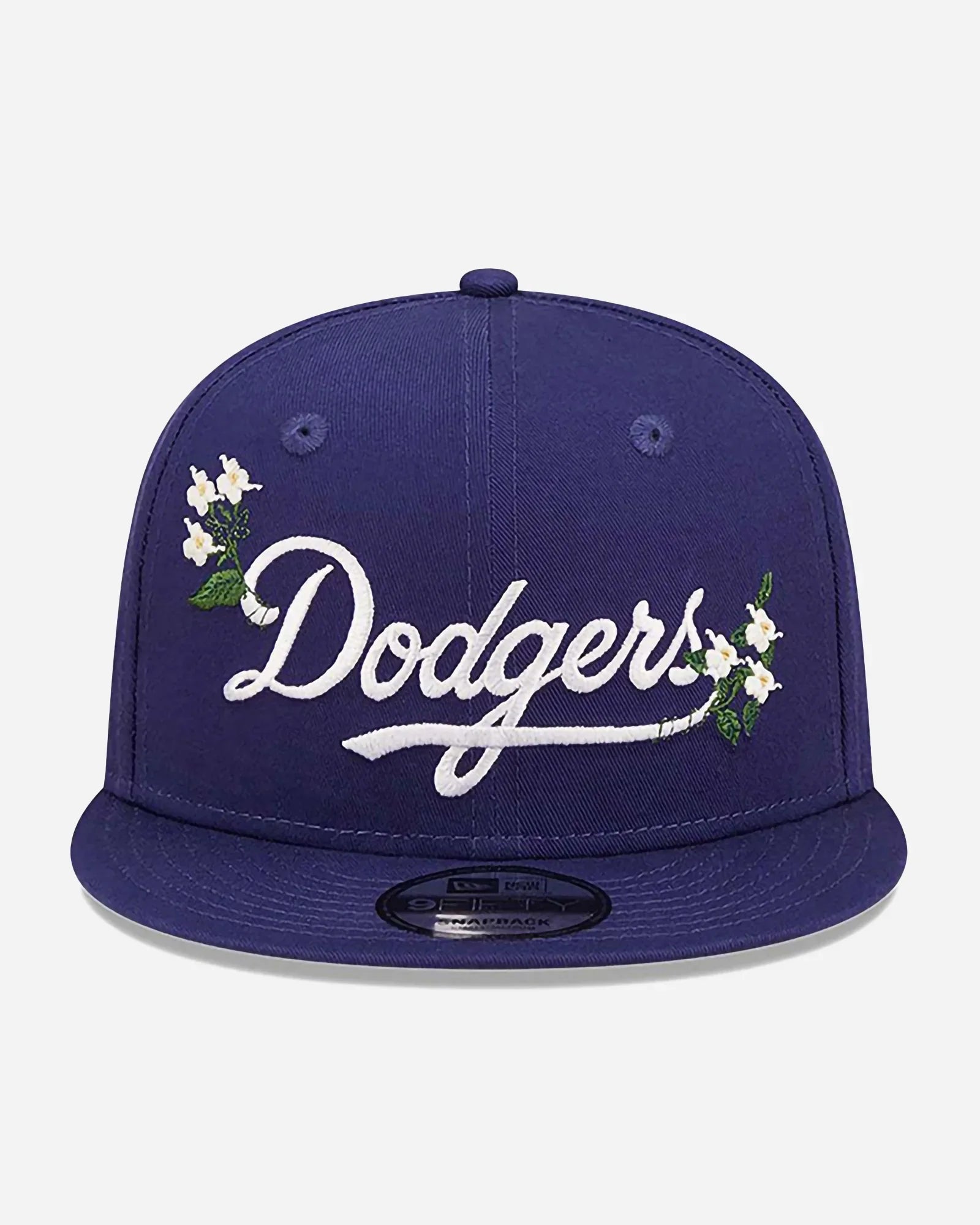 New Era 9fifty Mlb Los Angeles Dodgers Flower Wordmark Snapback