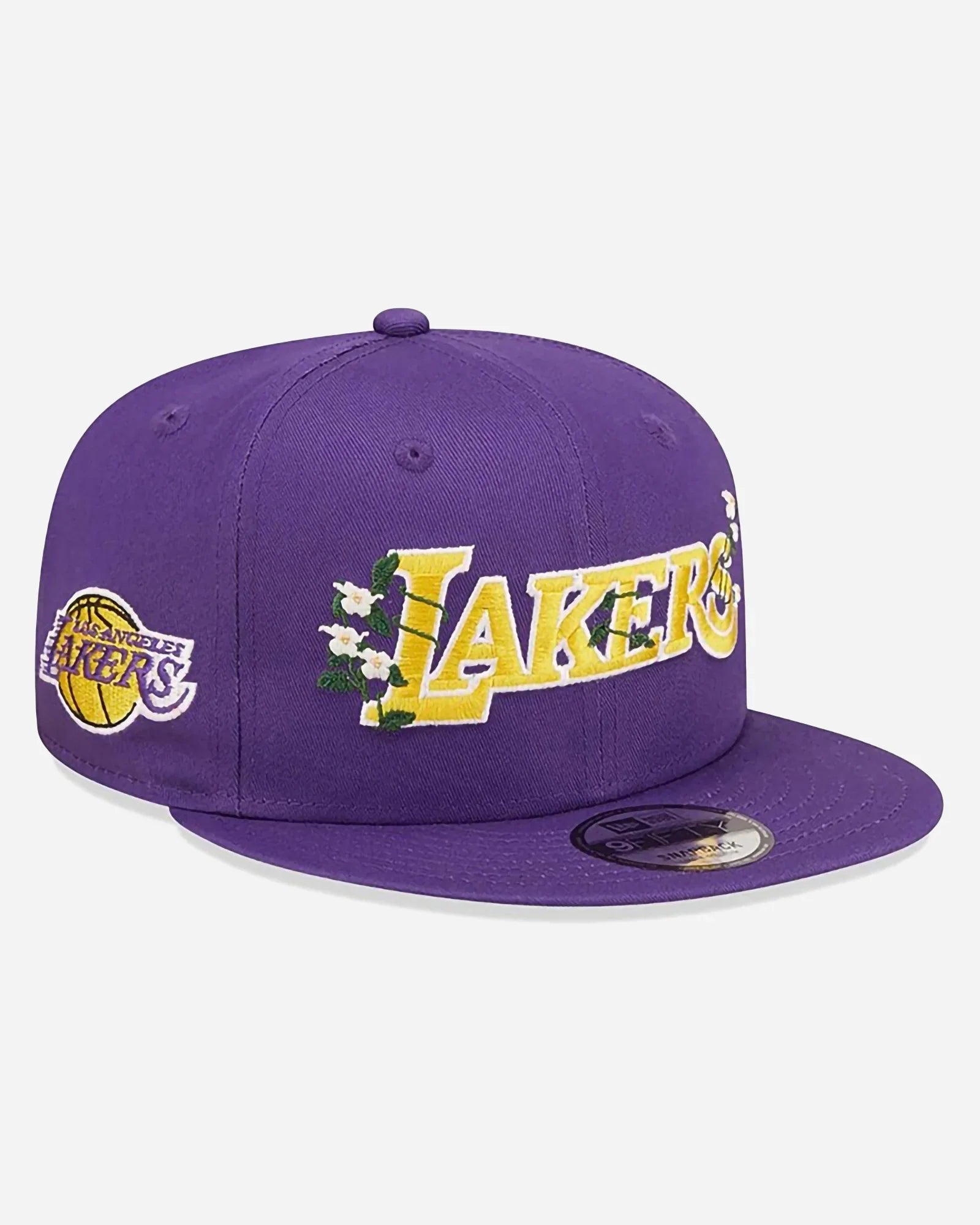 New Era 9fifty Nba Los Angeles Lakers Flower Wordmark Snapback