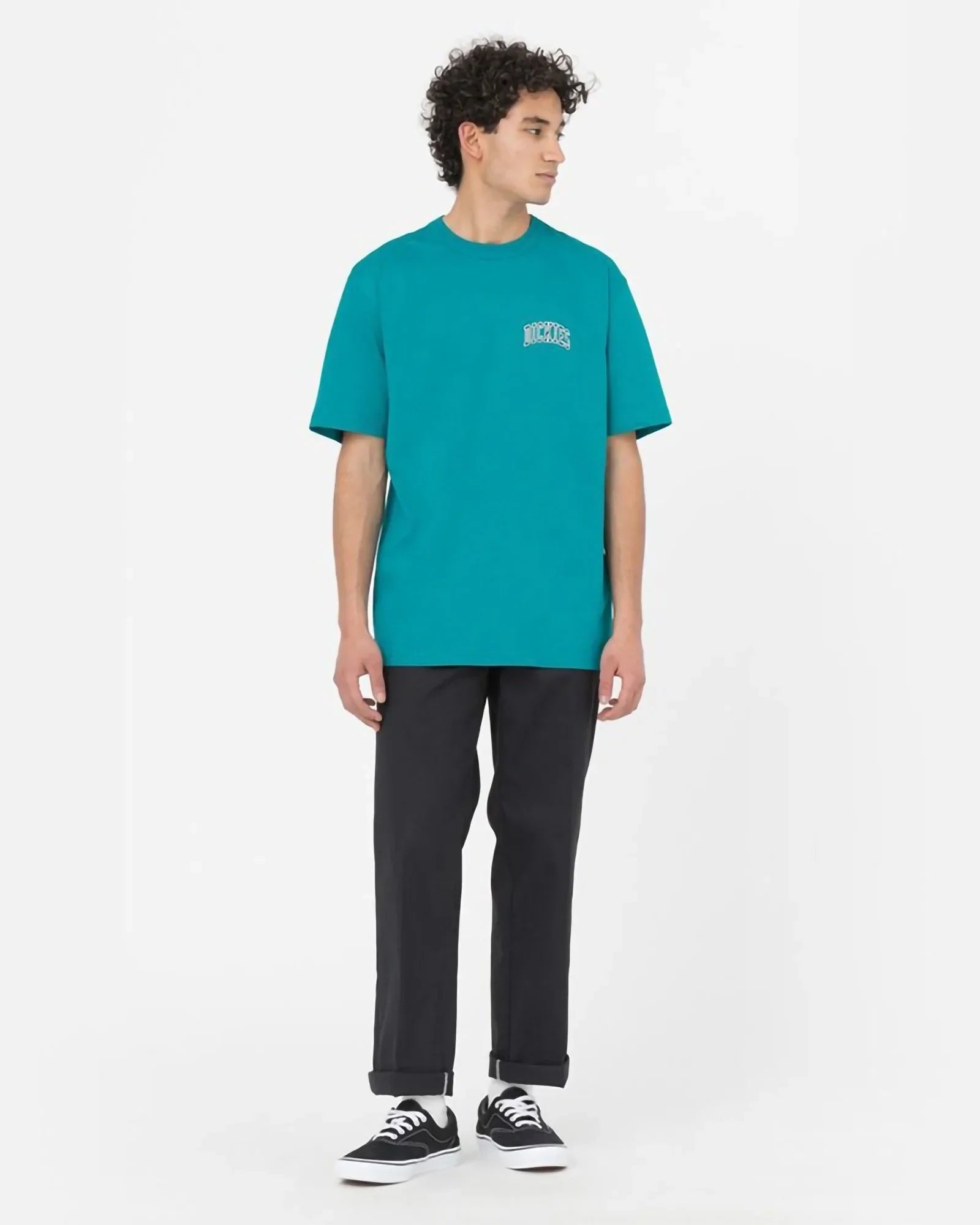 Dickies - Aitkin Chest Print Tee Deep Lake