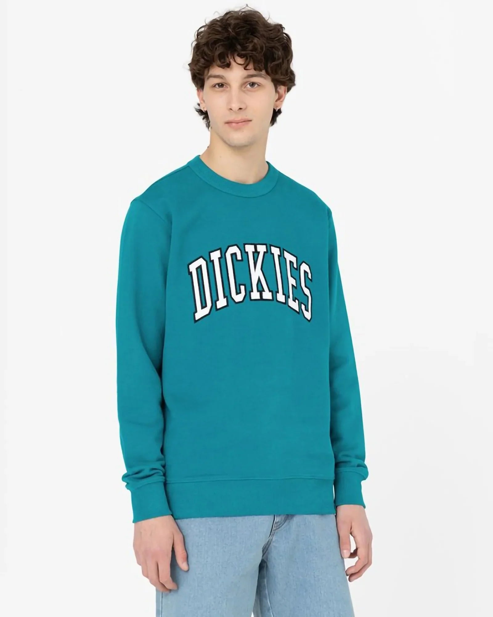 Dickies - Aitkin Chest Print Sweatshirt Deep Lake