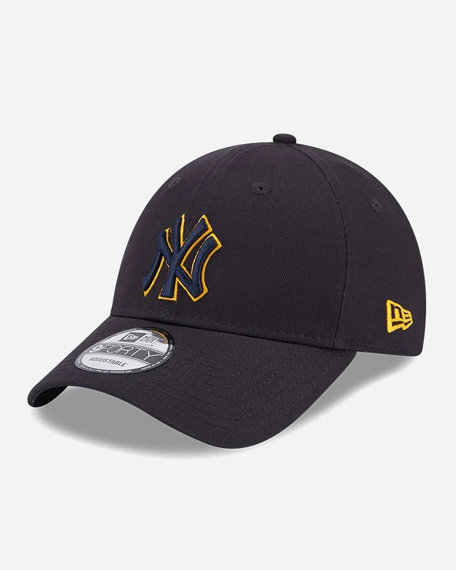 New Era 9forty New York Yankees Yellow Outline Black