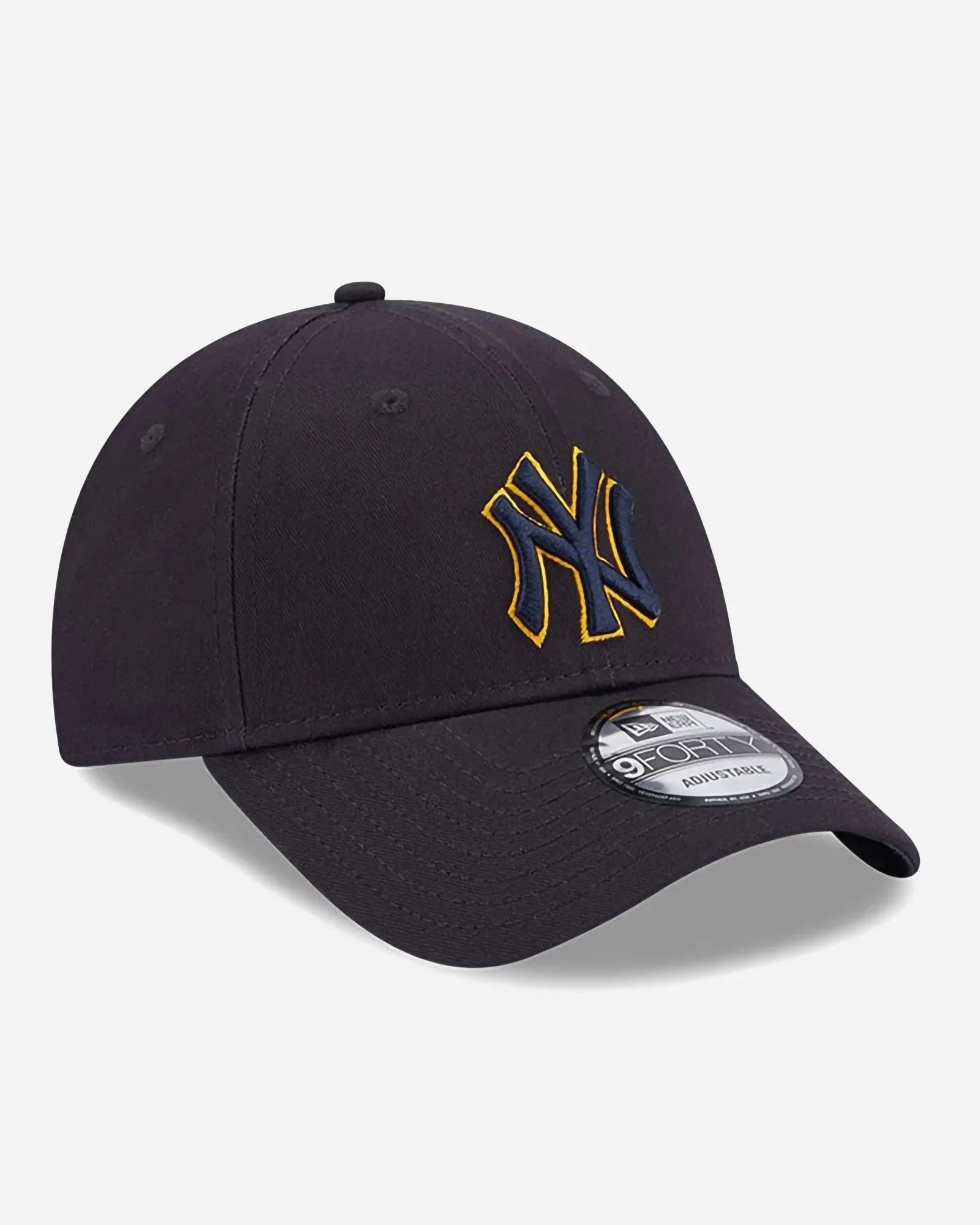 New Era 9forty New York Yankees Yellow Outline Black