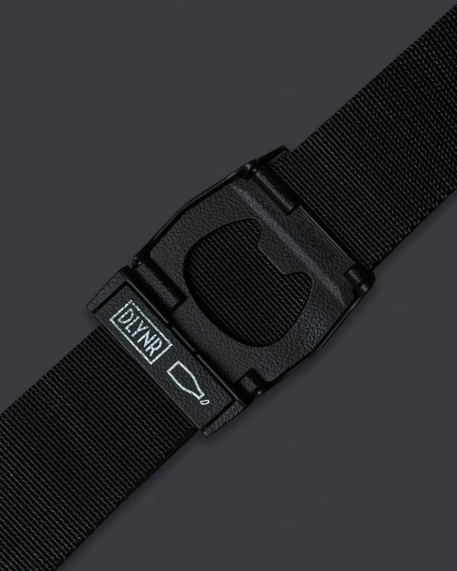 Dolly Noire Polygonal Buckle Belt Black