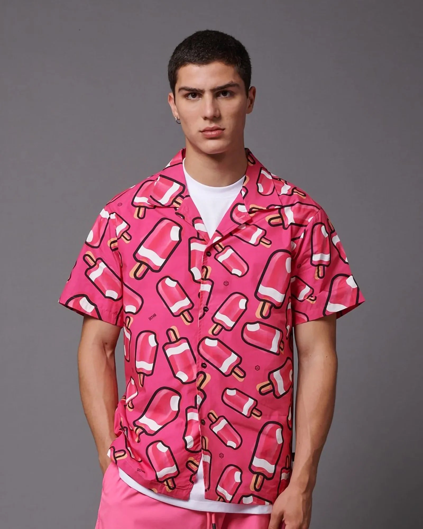 Dolly Noire X Mambo Bowling Shirt Pattern Alla Fragola