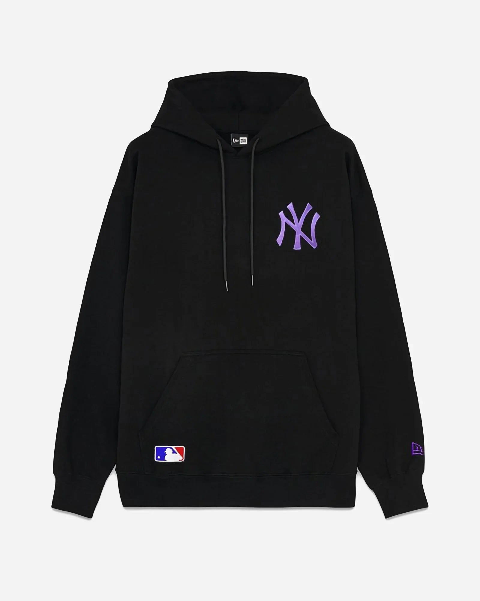 New Era Essential Hoodie Ny Yankees Black / Purple