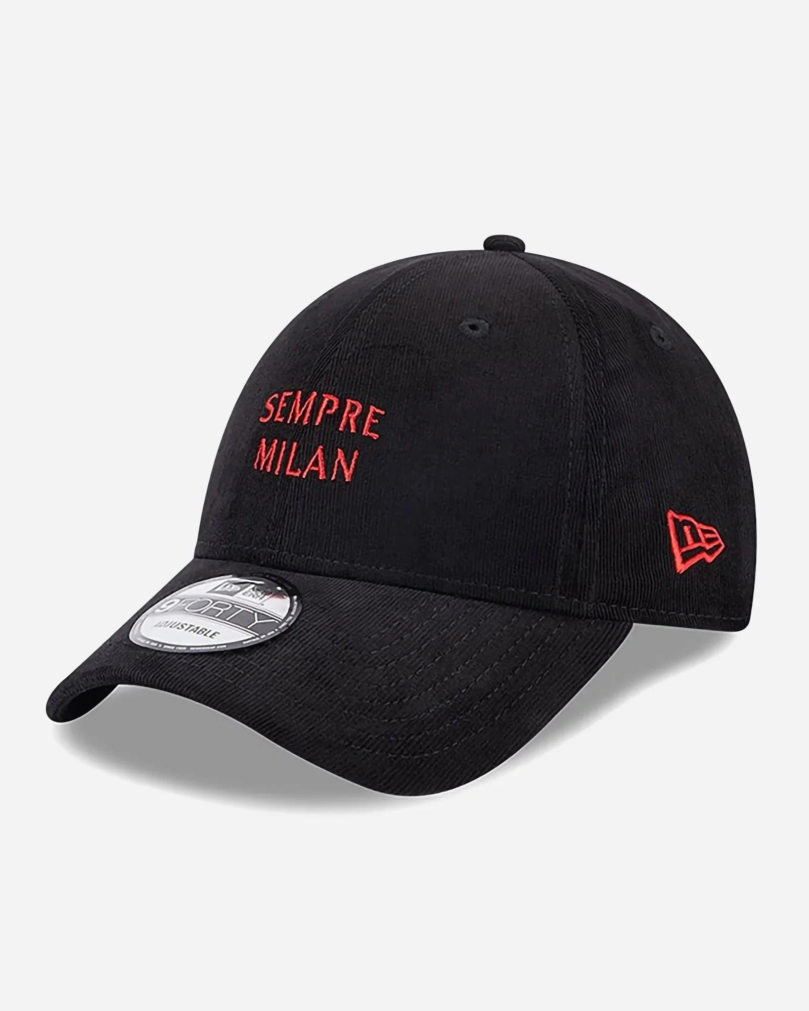 New Era 9forty Ac Milan "Sempre Milan" Cord Black