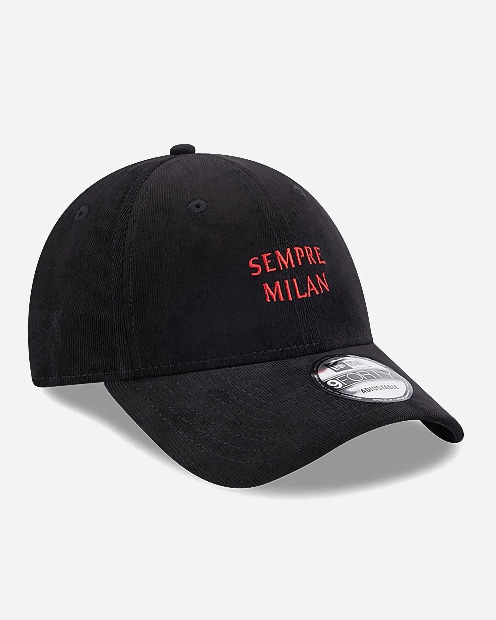 New Era 9forty Ac Milan "Sempre Milan" Cord Black