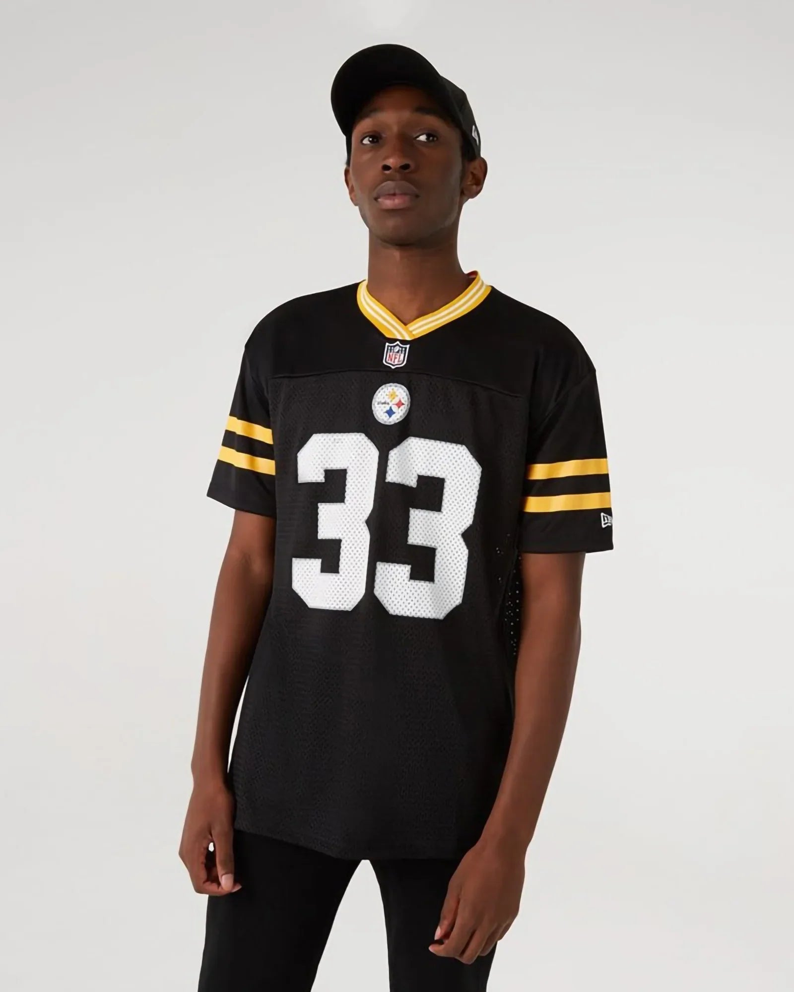 New Era Nfl Pittsburgh Steelers Oversize Tee Black