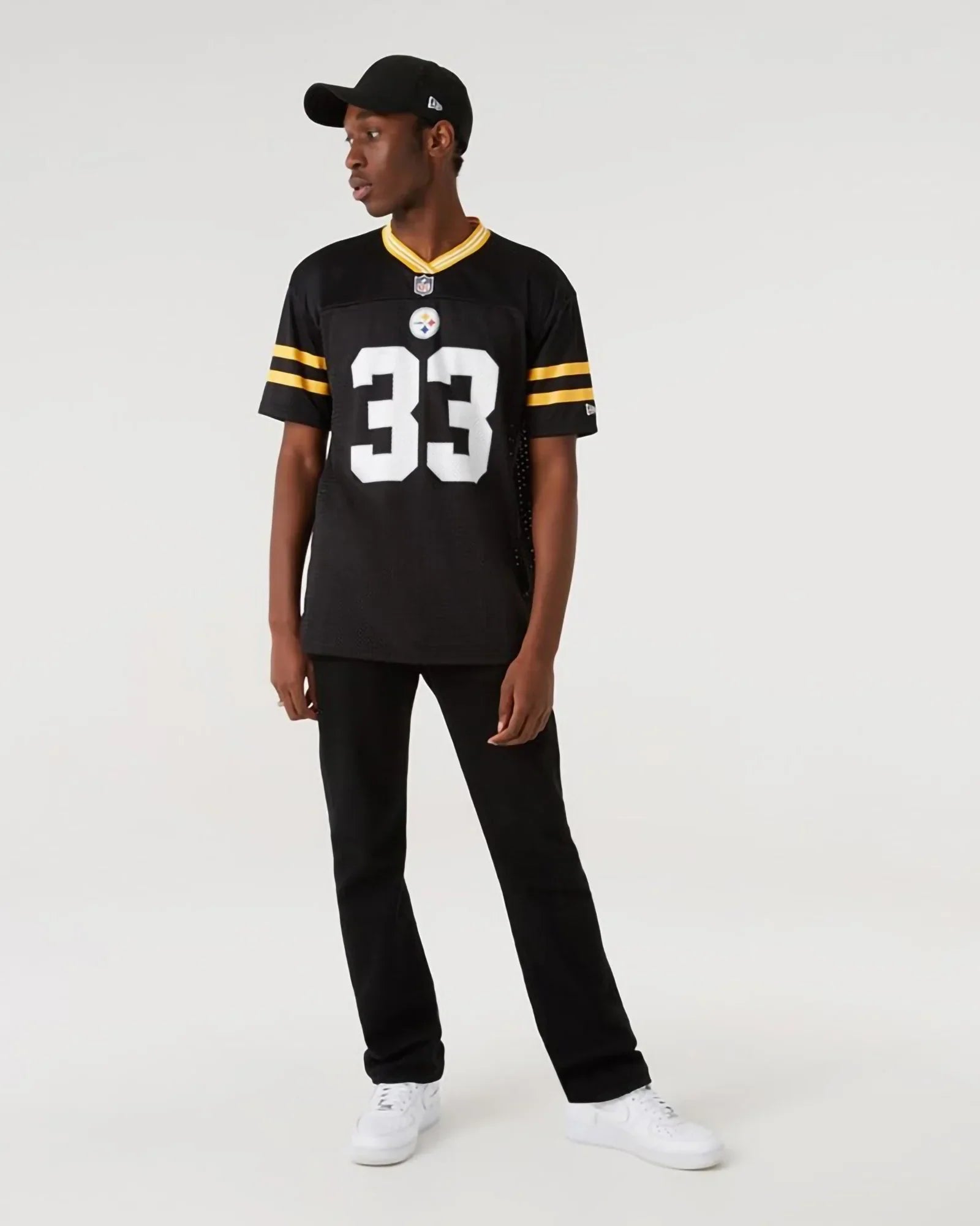 New Era Nfl Pittsburgh Steelers Oversize Tee Black