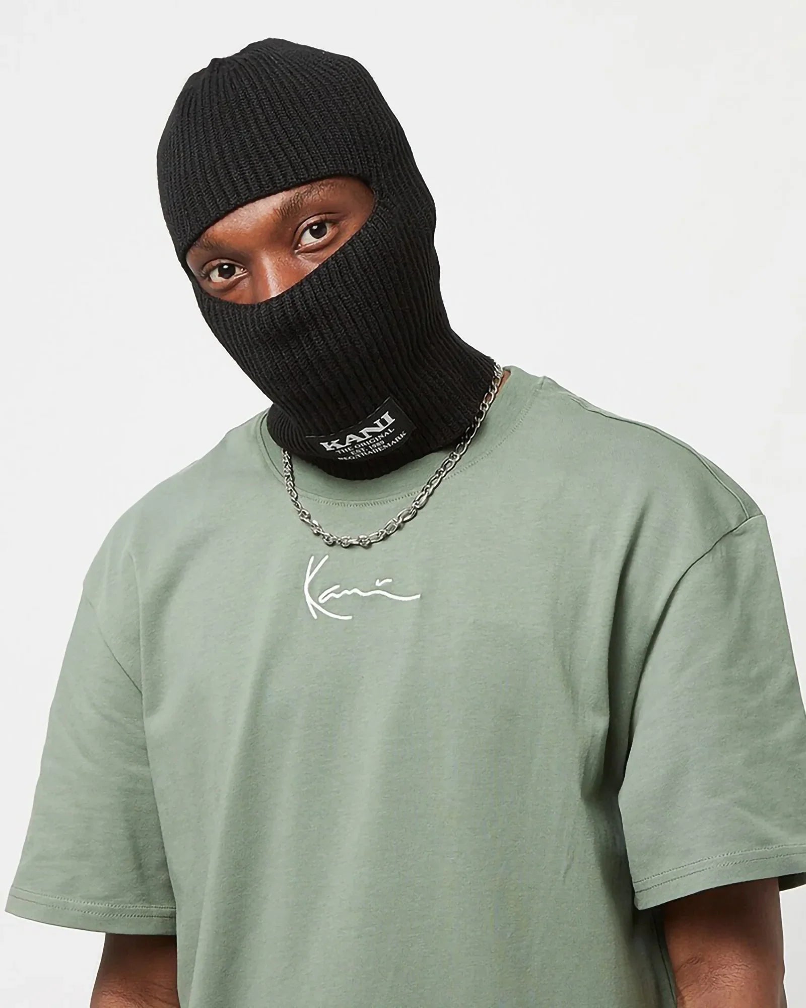 Karl Kani Kk Woven Retro Balaklava Black