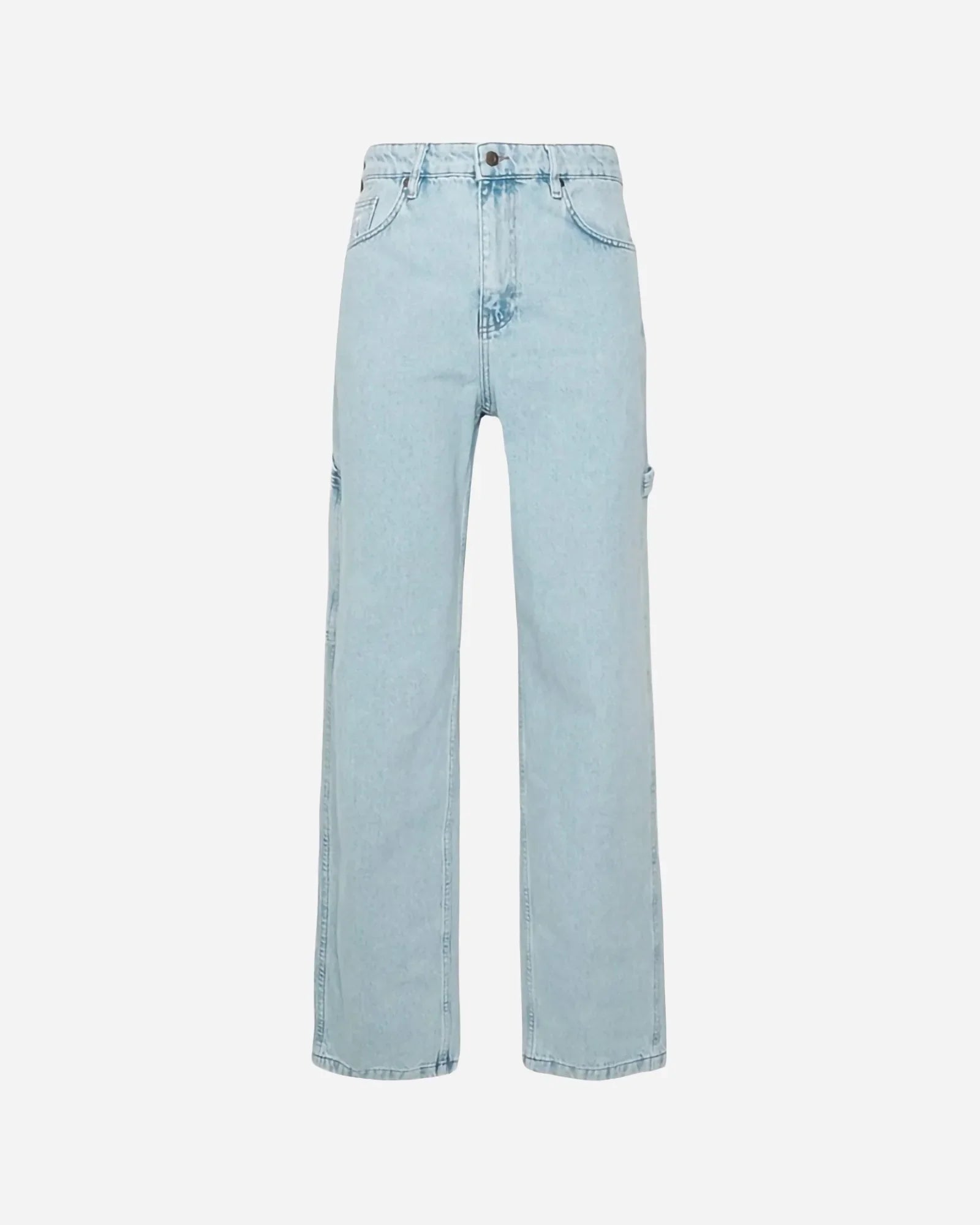 Karl Kani Kk Retro Tapered Workwear Denim Bleached Blue