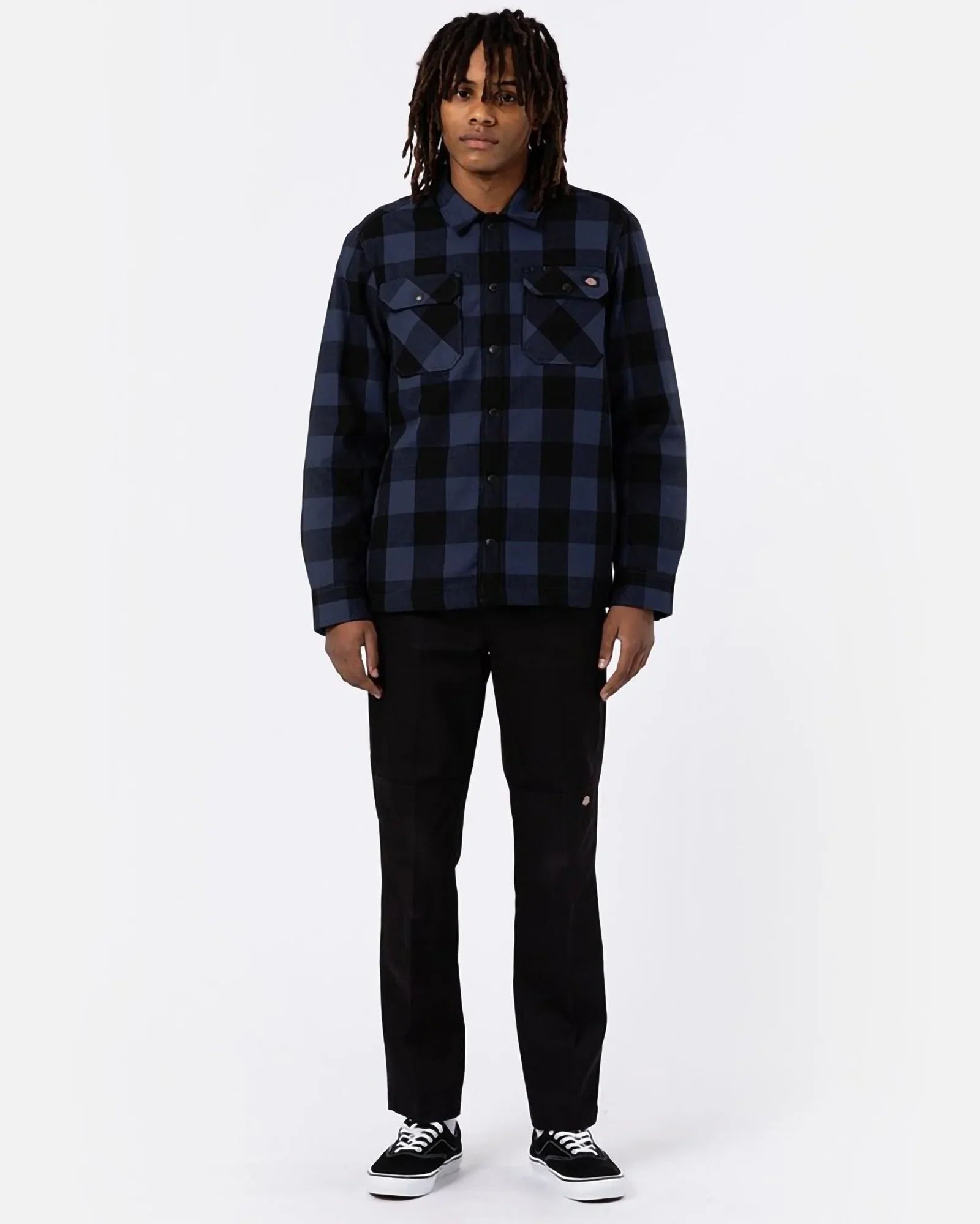 Dickies Camicia Sacramento Fleece Navy Blue