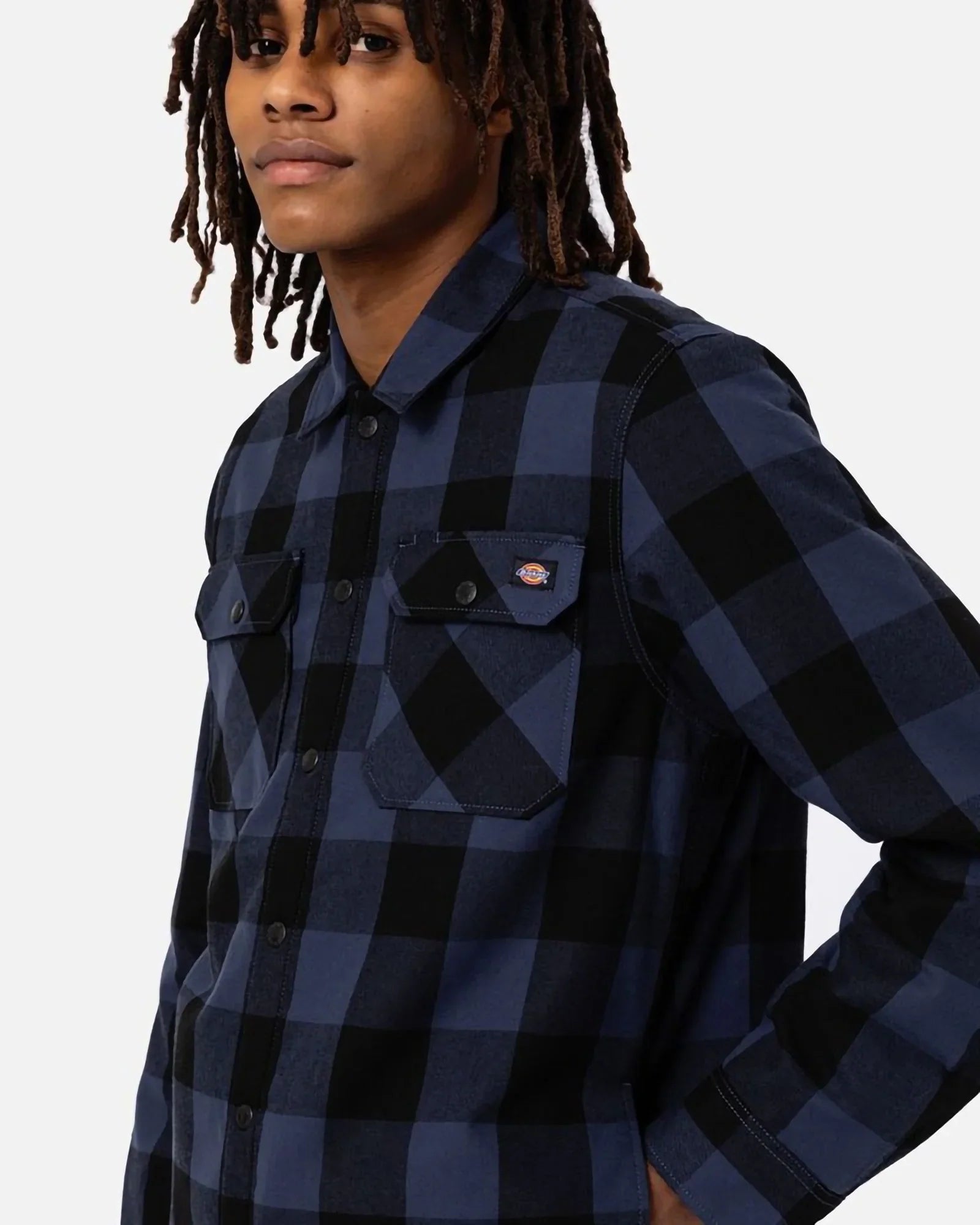 Dickies Camicia Sacramento Fleece Navy Blue