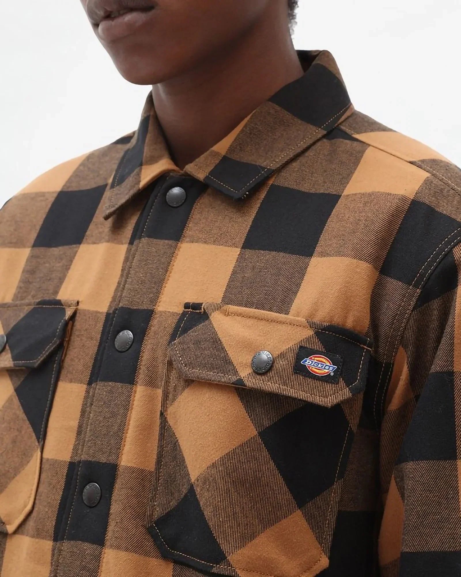 Dickies Camicia Sacramento Fleece Brown Duck