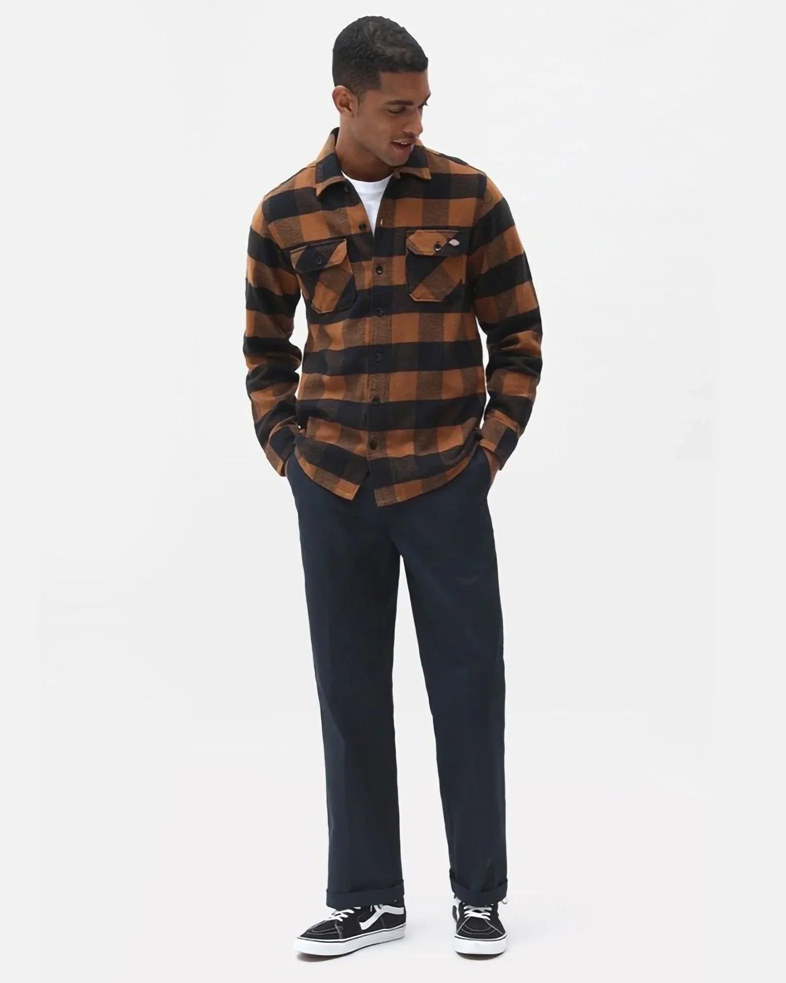 Dickies Camicia Sacramento Brown Duck