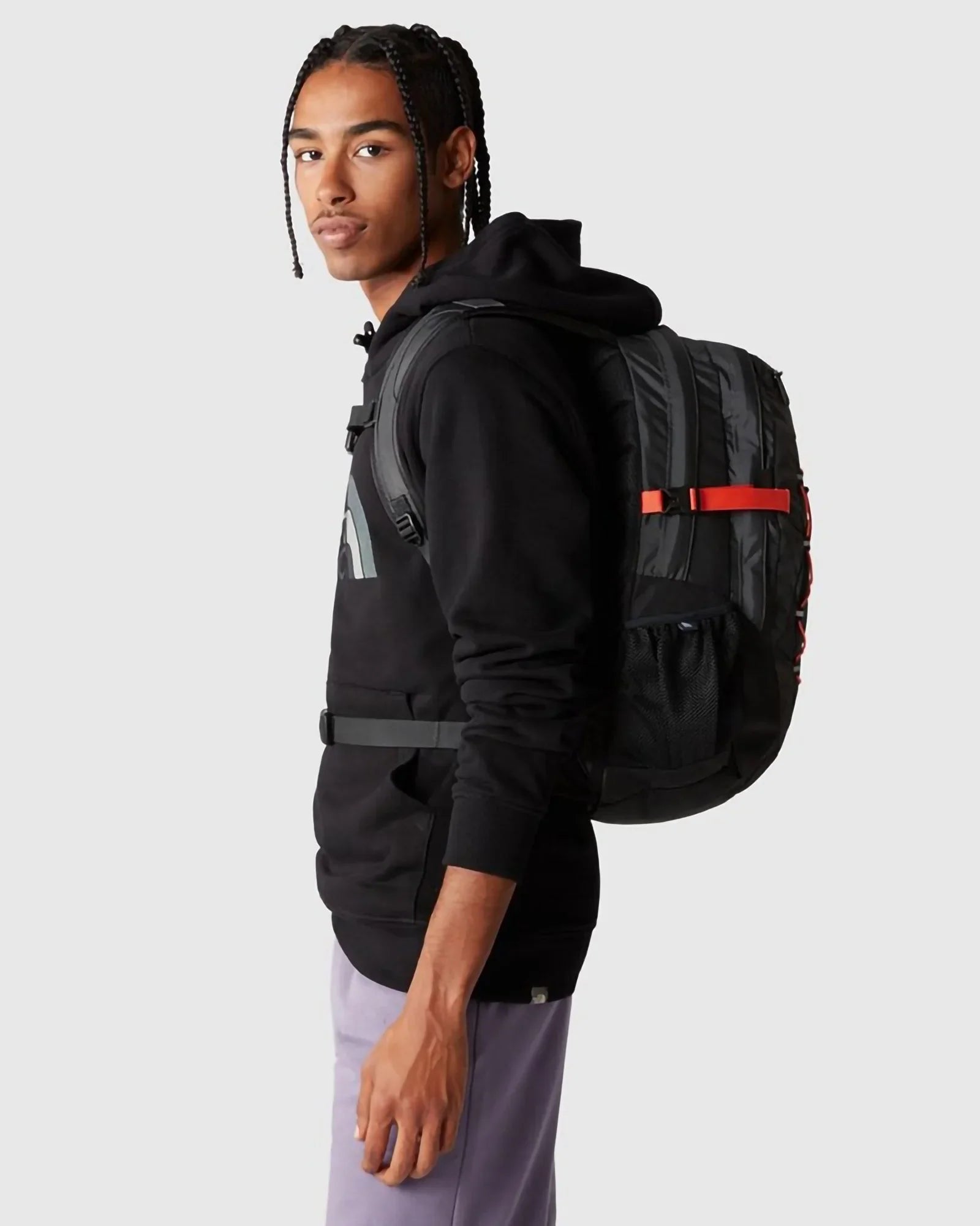 The North Face Zaino Borealis Classic Asphalt Grey Retro Orange