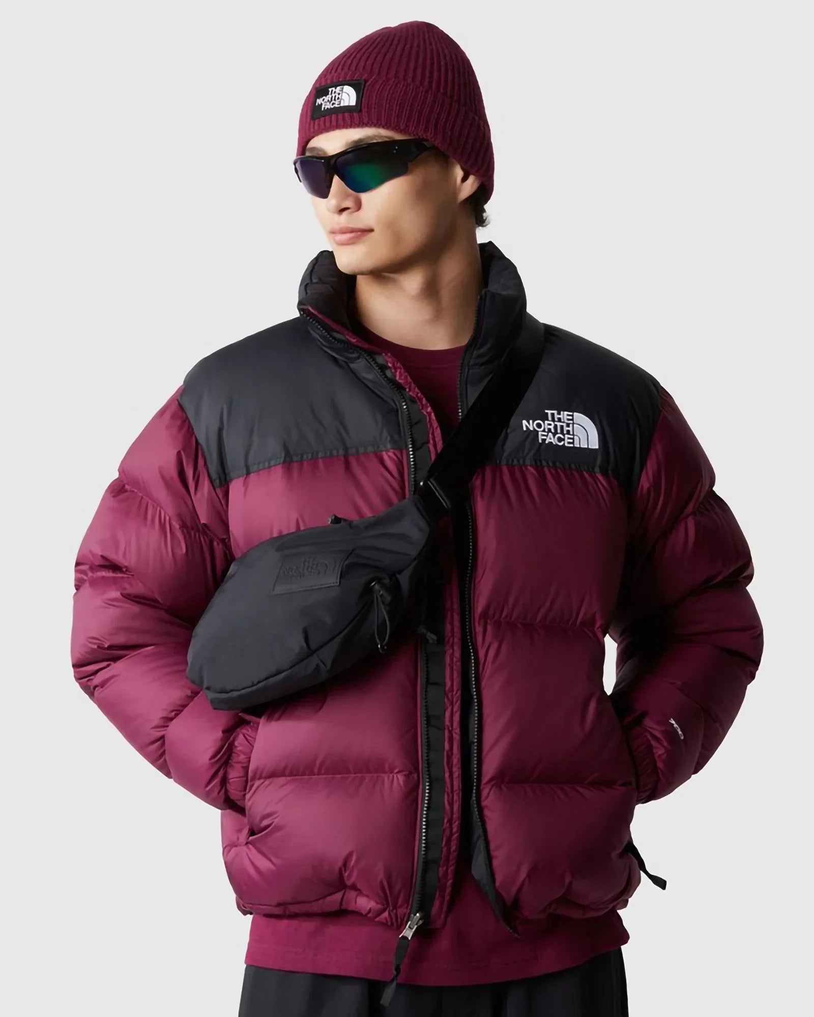 The North Face M 96 Retro Nuptse Jacket Boysenberry Tnf Black