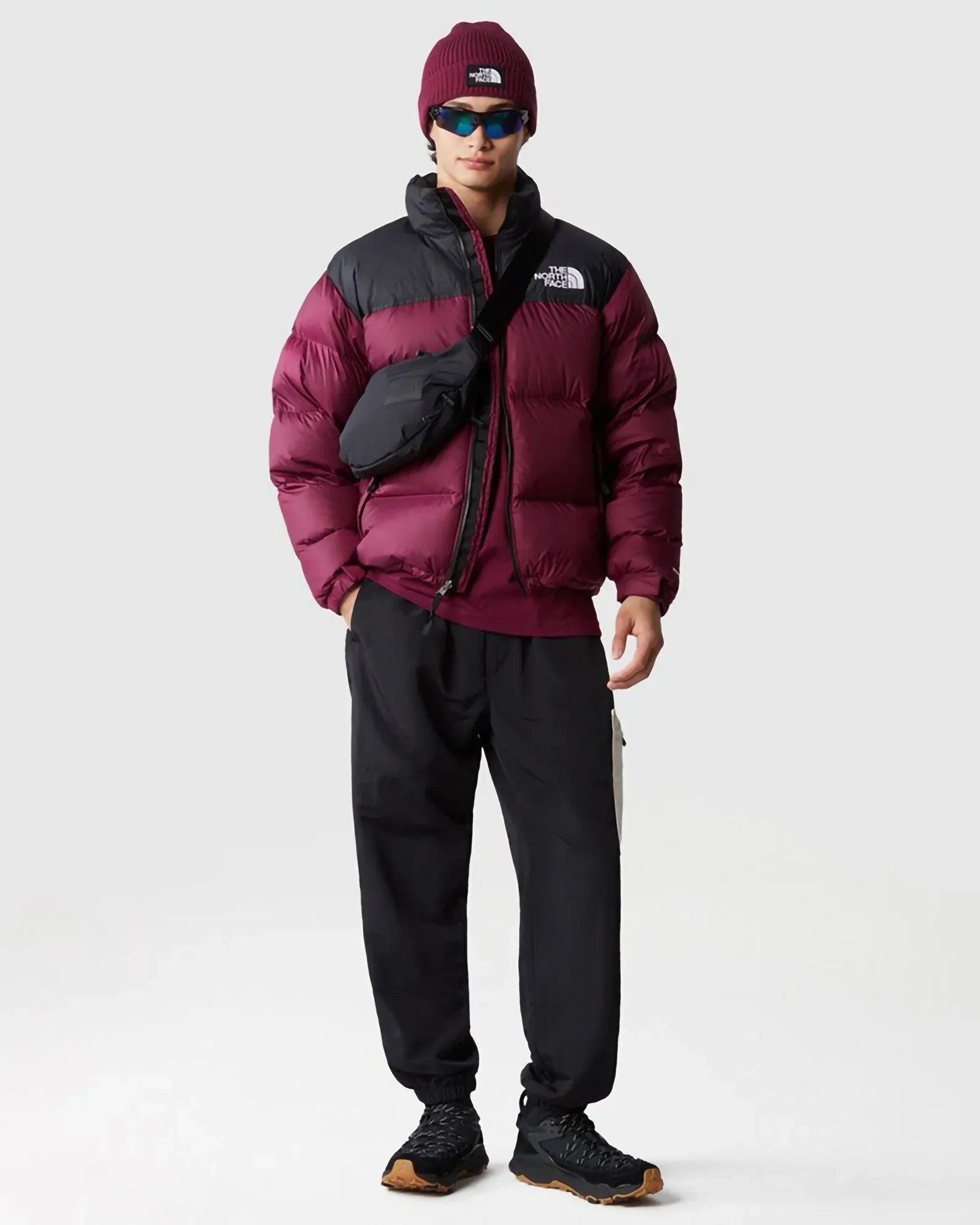 The North Face M 96 Retro Nuptse Jacket Boysenberry Tnf Black