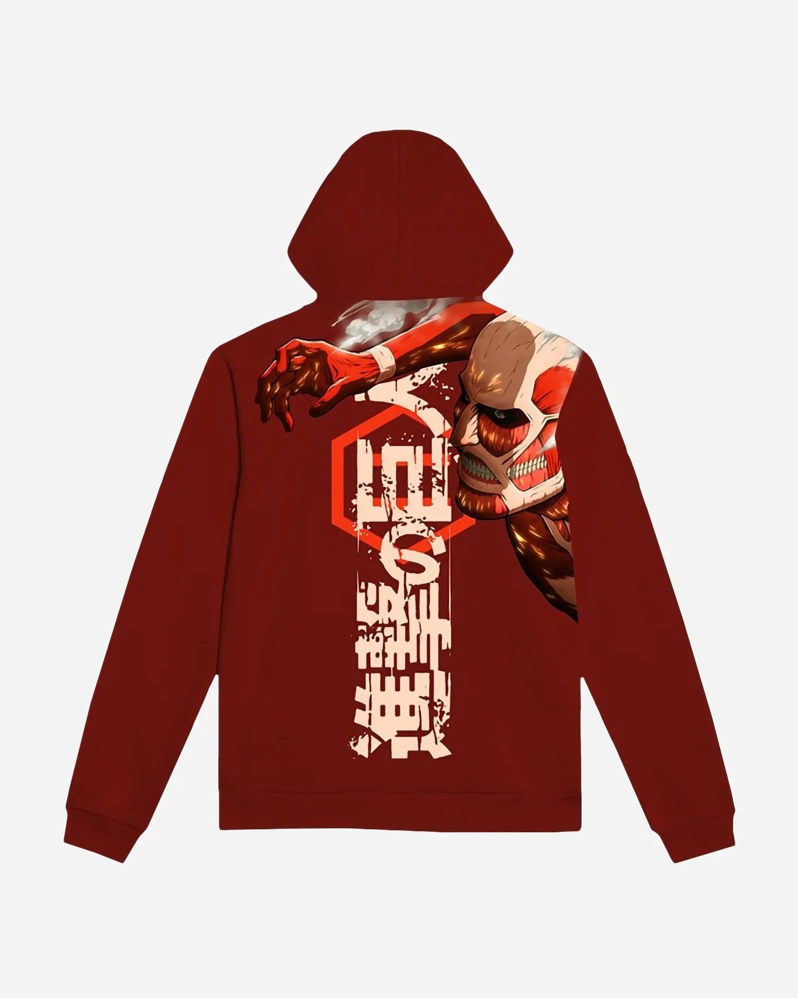 Dolly Noire Aot Hoodie Red