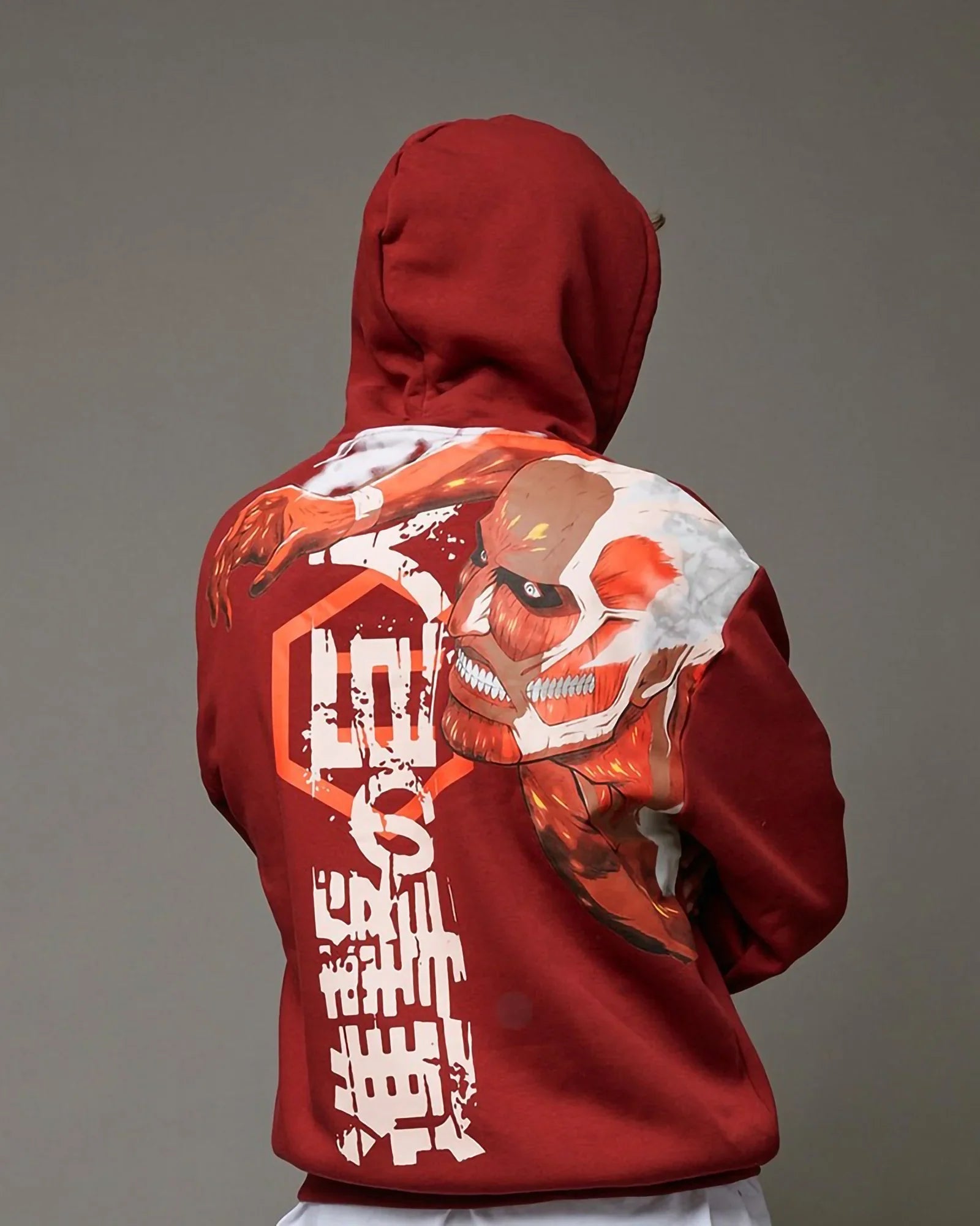 Dolly Noire Aot Hoodie Red