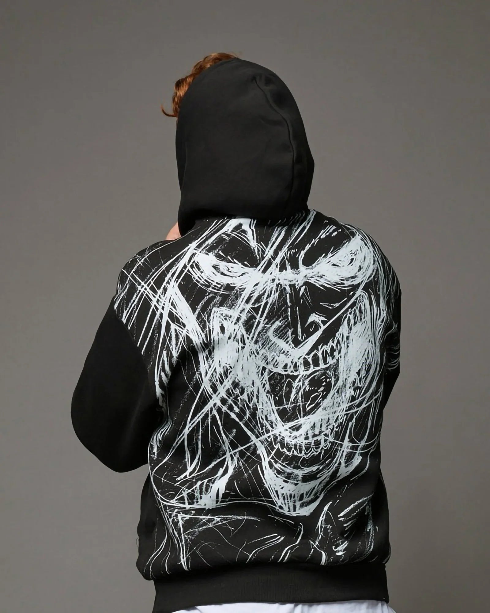 Dolly Noire X Aot Attack Titan Sketch Hoodie Black