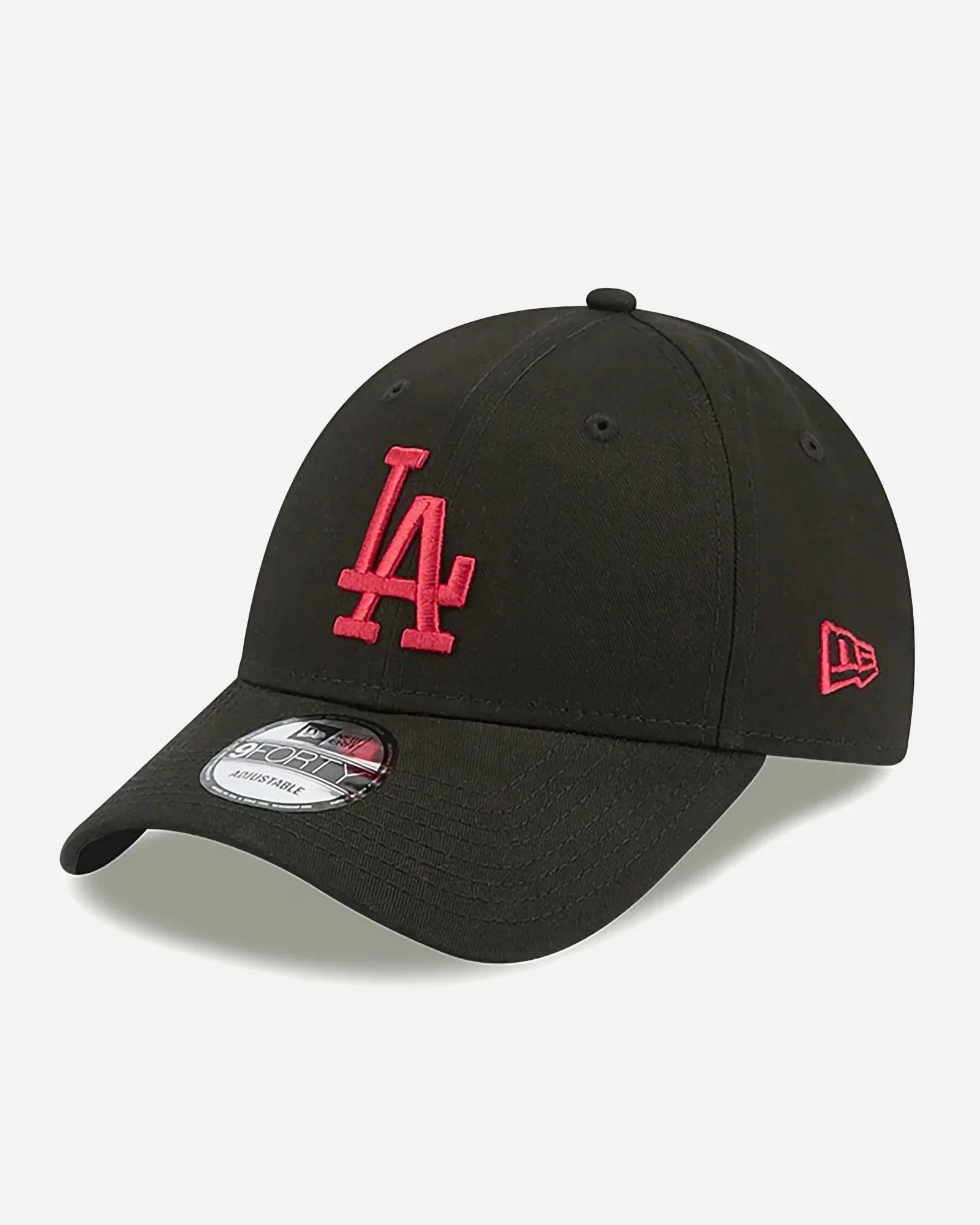 New Era 9forty Los Angeles Dodgers Essential Black / Carduelis Pink